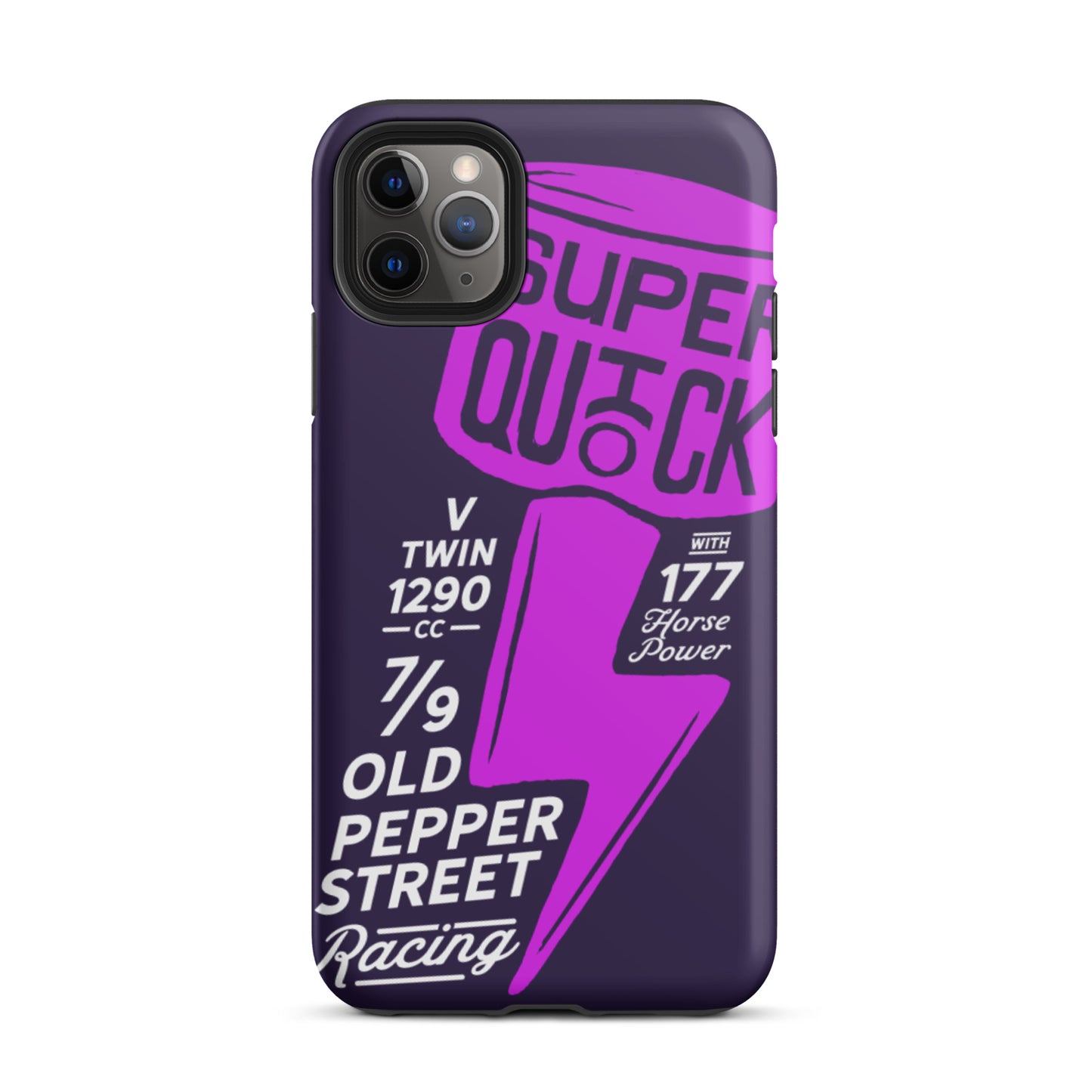 Super Quick Piston - Purple tough iPhone case - Firebone
