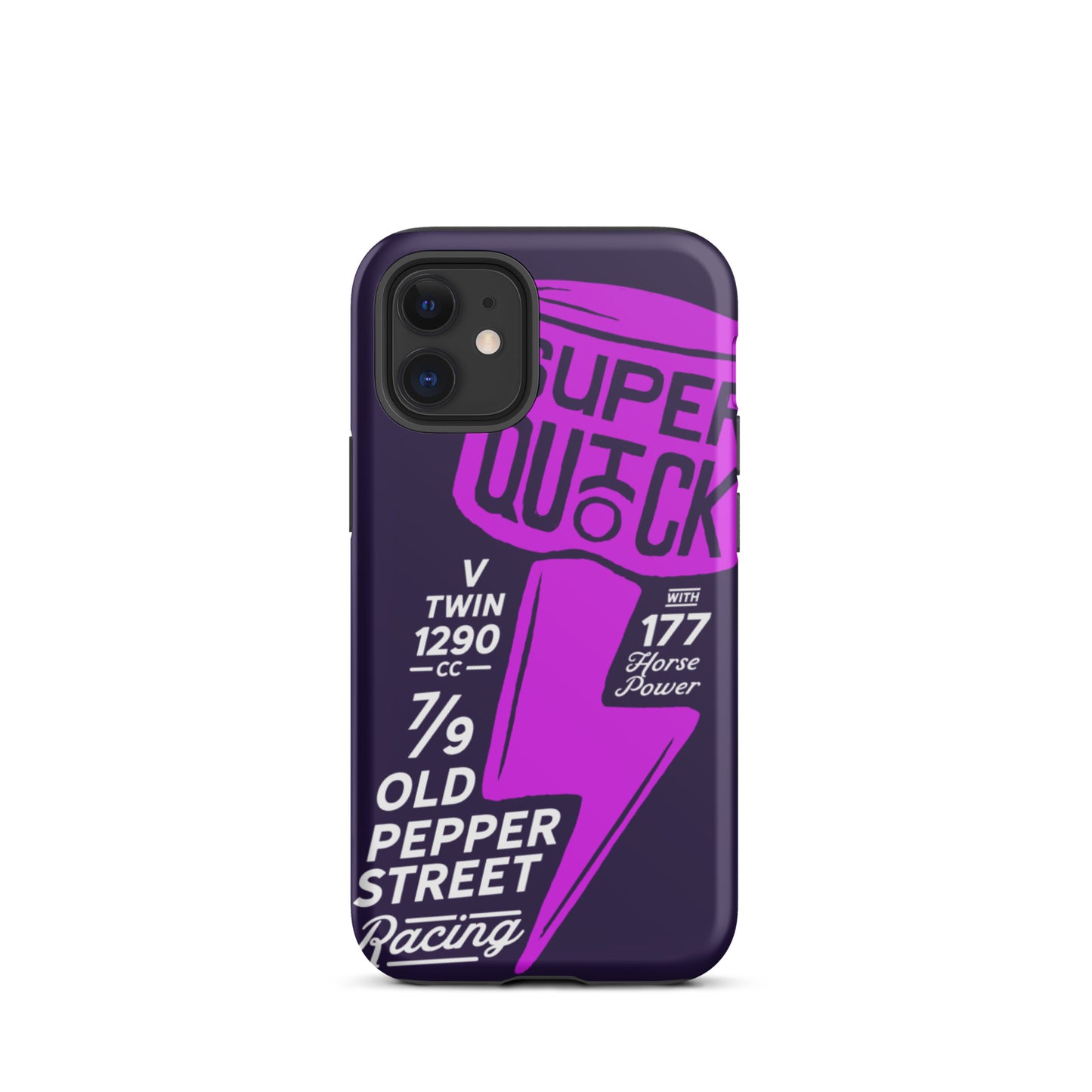 Super Quick Piston - Purple tough iPhone case - Firebone