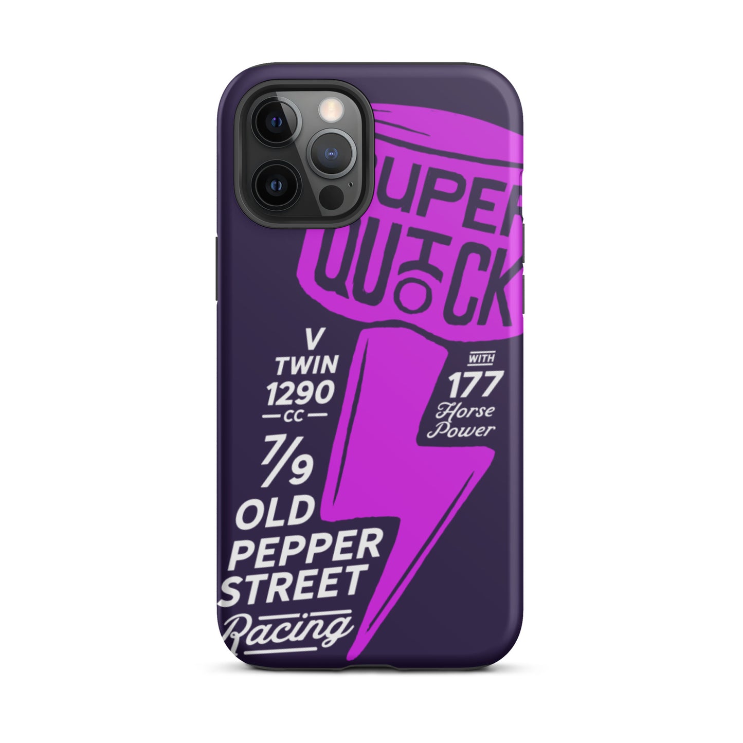 Super Quick Piston - Purple tough iPhone case - Firebone