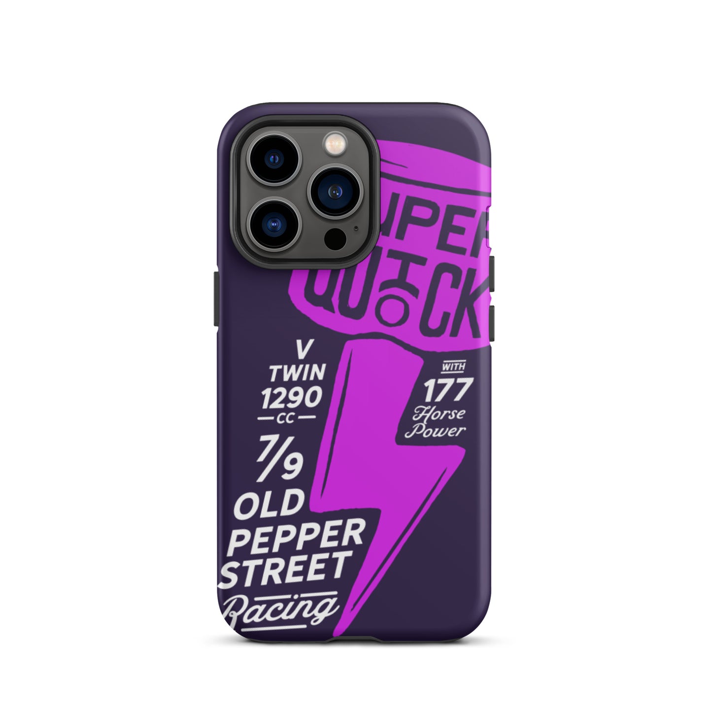 Super Quick Piston - Purple tough iPhone case - Firebone