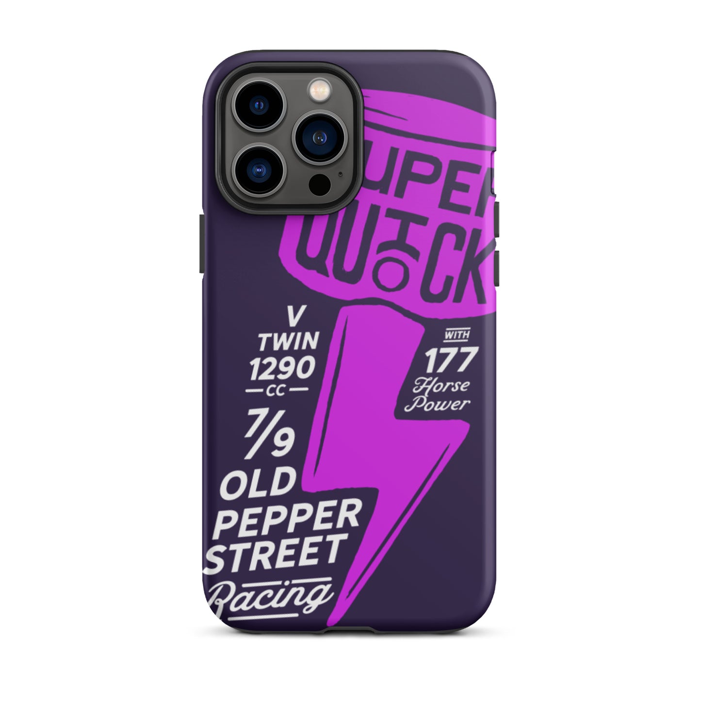 Super Quick Piston - Purple tough iPhone case - Firebone