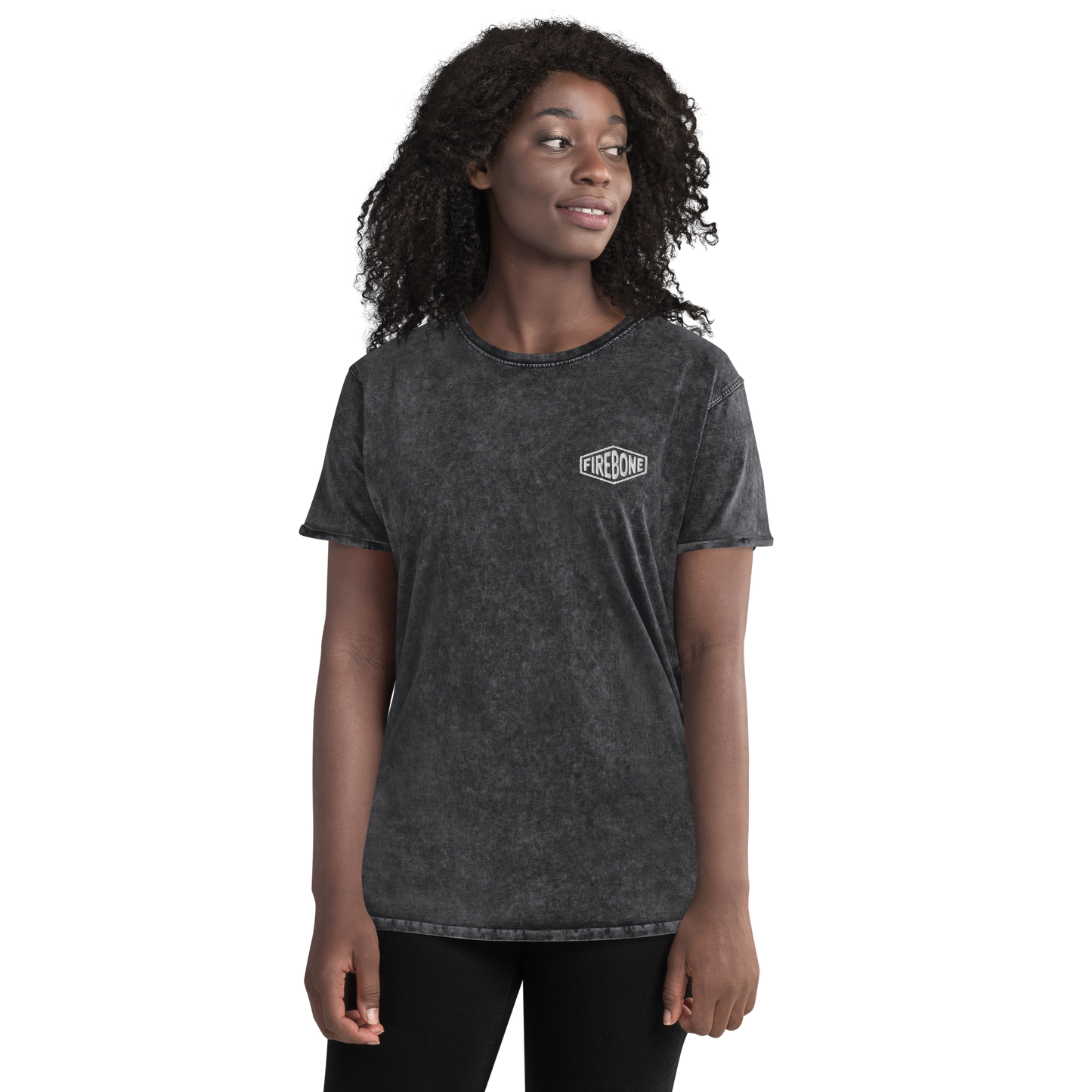 Firebone logo - Denim t-shirt - Firebone