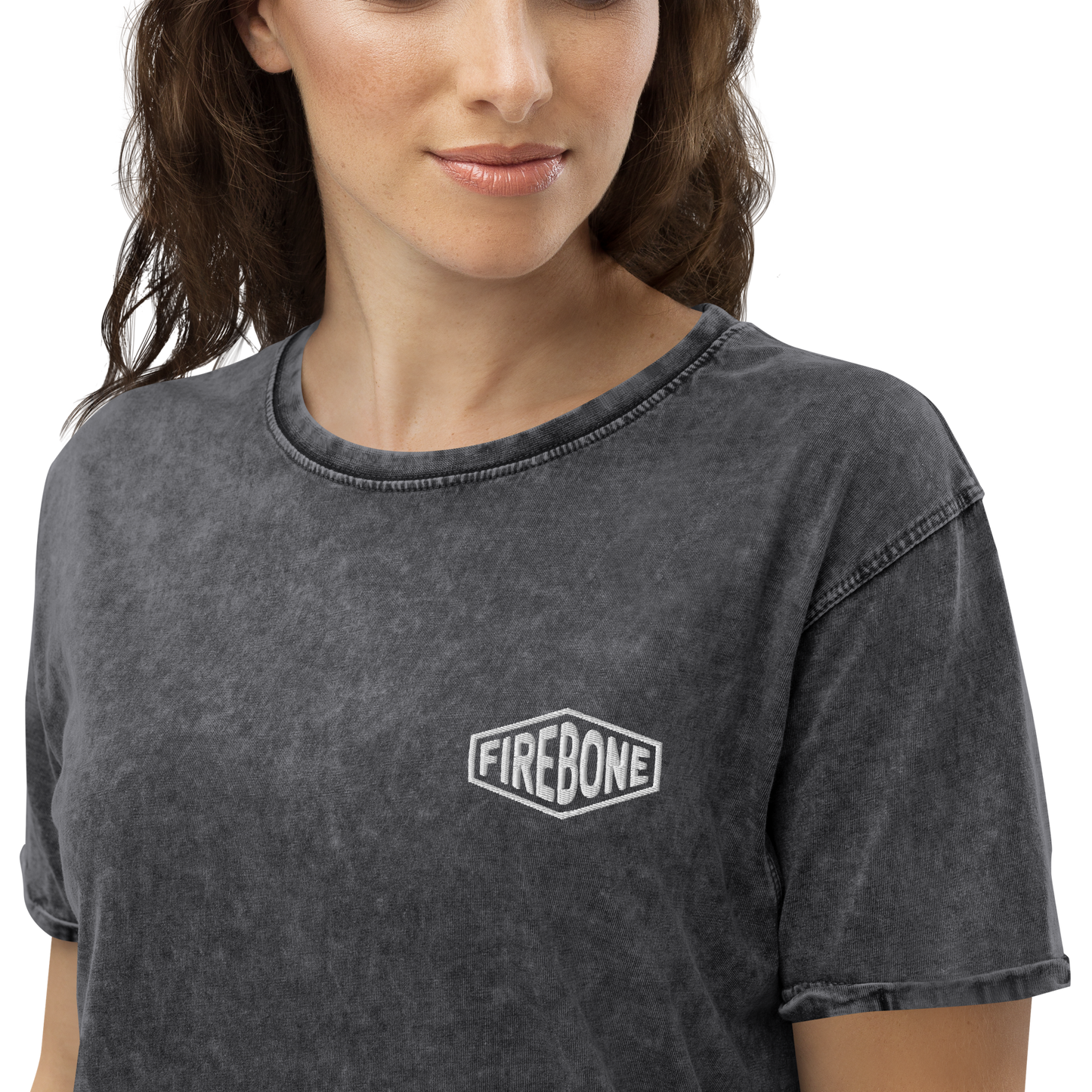 Firebone logo - Denim t-shirt - Firebone