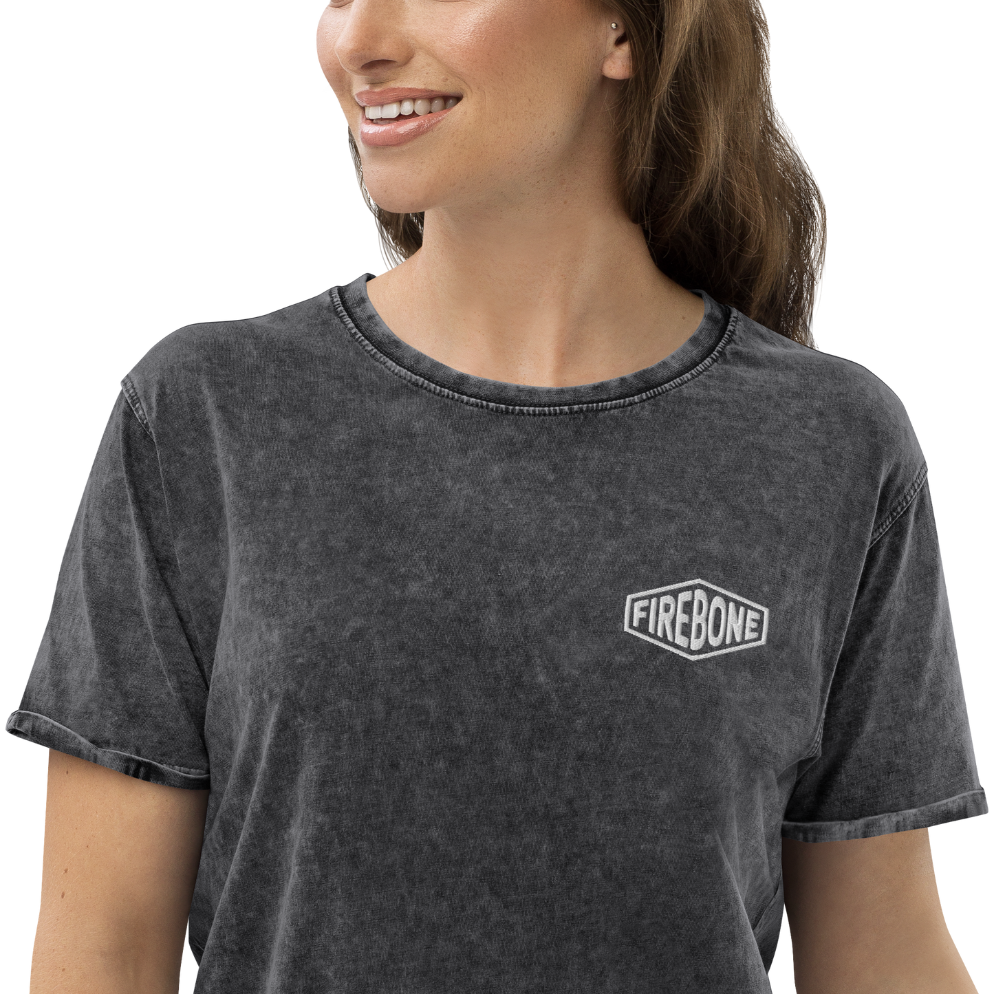 Firebone logo - Denim t-shirt - Firebone