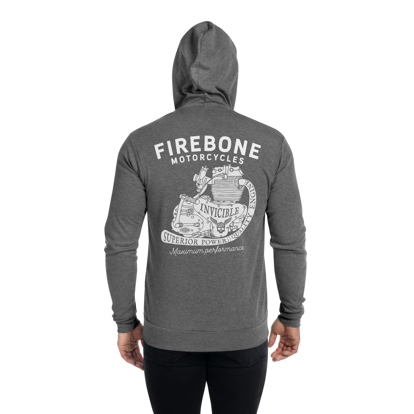 Race Engine 68 - Zip hoodie - Firebone