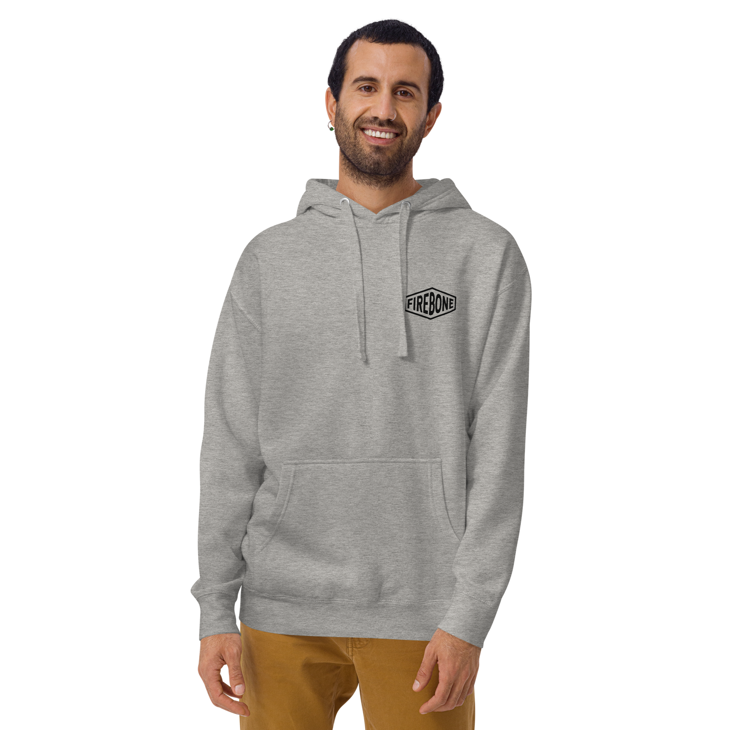 Wheels and Wings - Light grey hoodie - Firebone