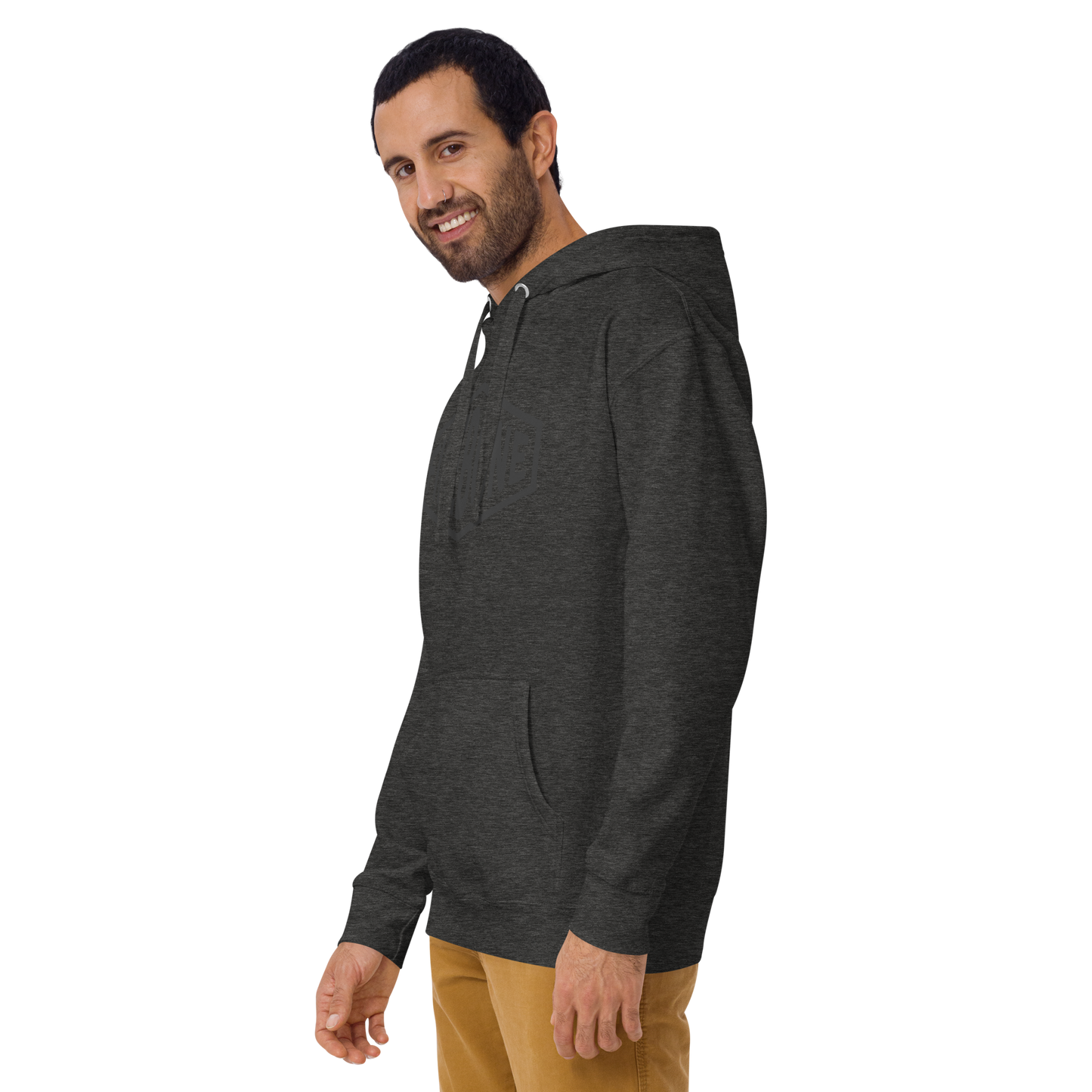 Stay Brave - Dark grey hoodie - Firebone