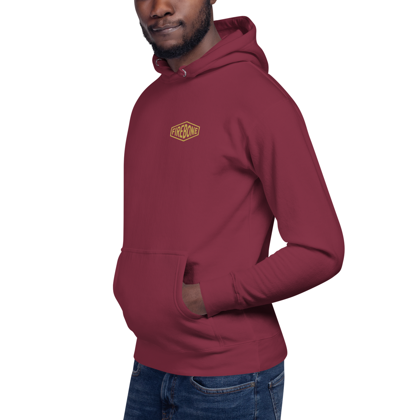 No Time For Hate - Maroon hoodie - Firebone