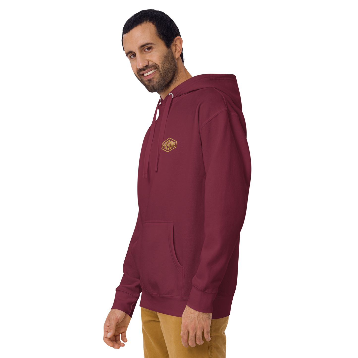 No Time For Hate - Maroon hoodie - Firebone