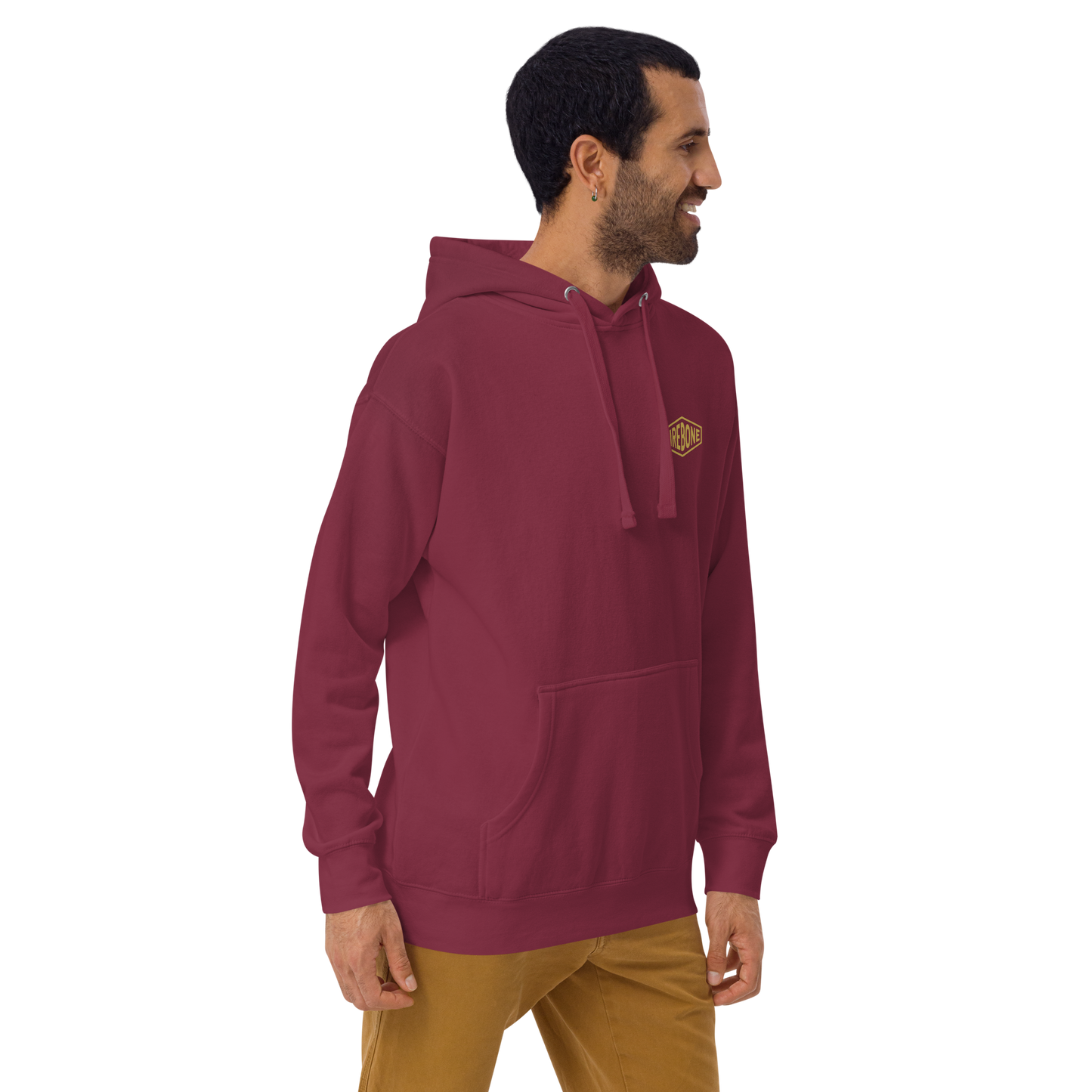 No Time For Hate - Maroon hoodie - Firebone