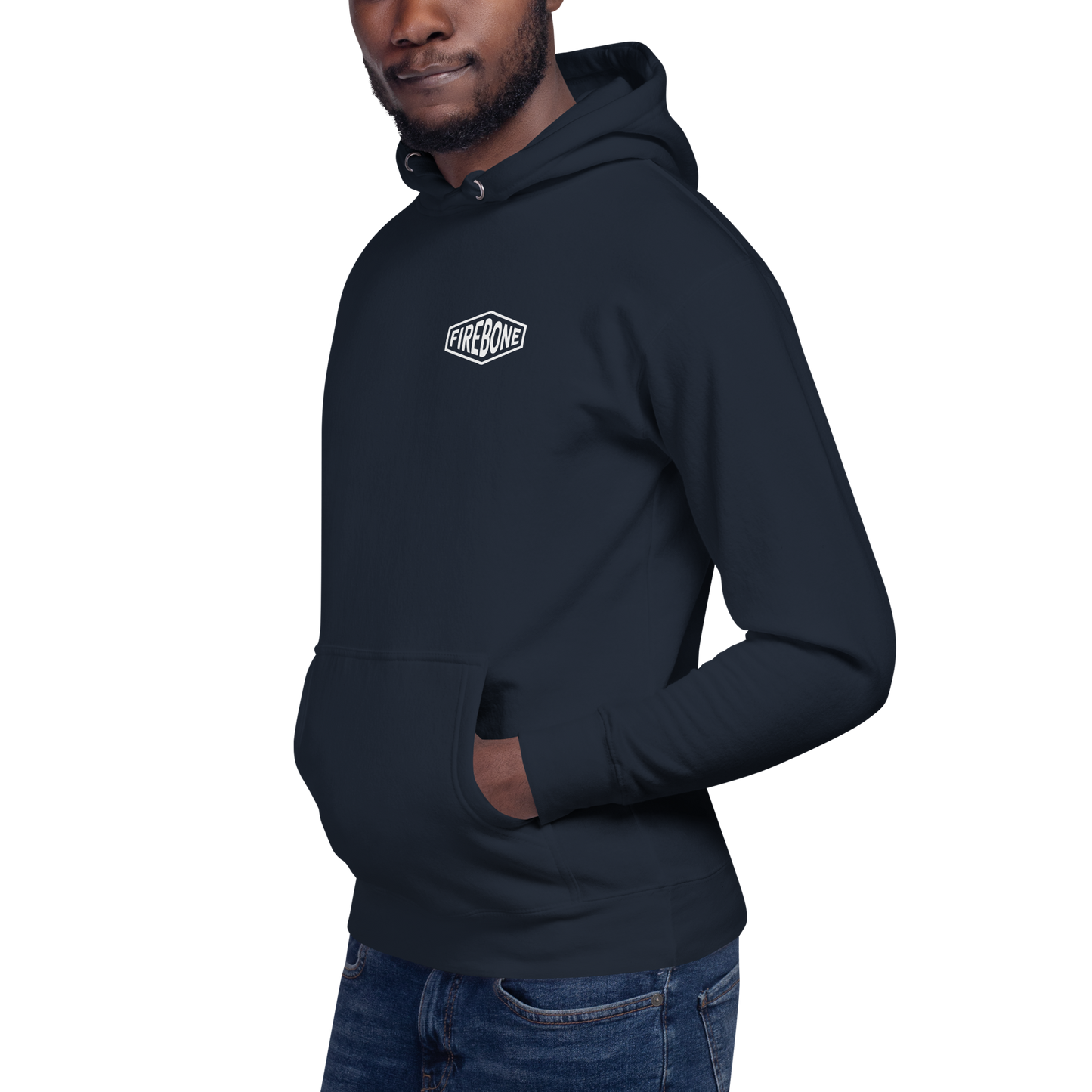 No Time For Hate - Navy hoodie - Firebone