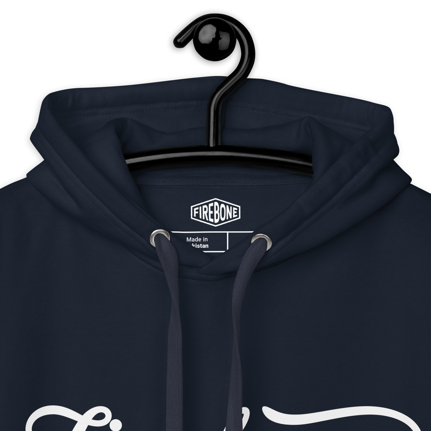 Stay bold - Navy with rear art hoodie - Firebone
