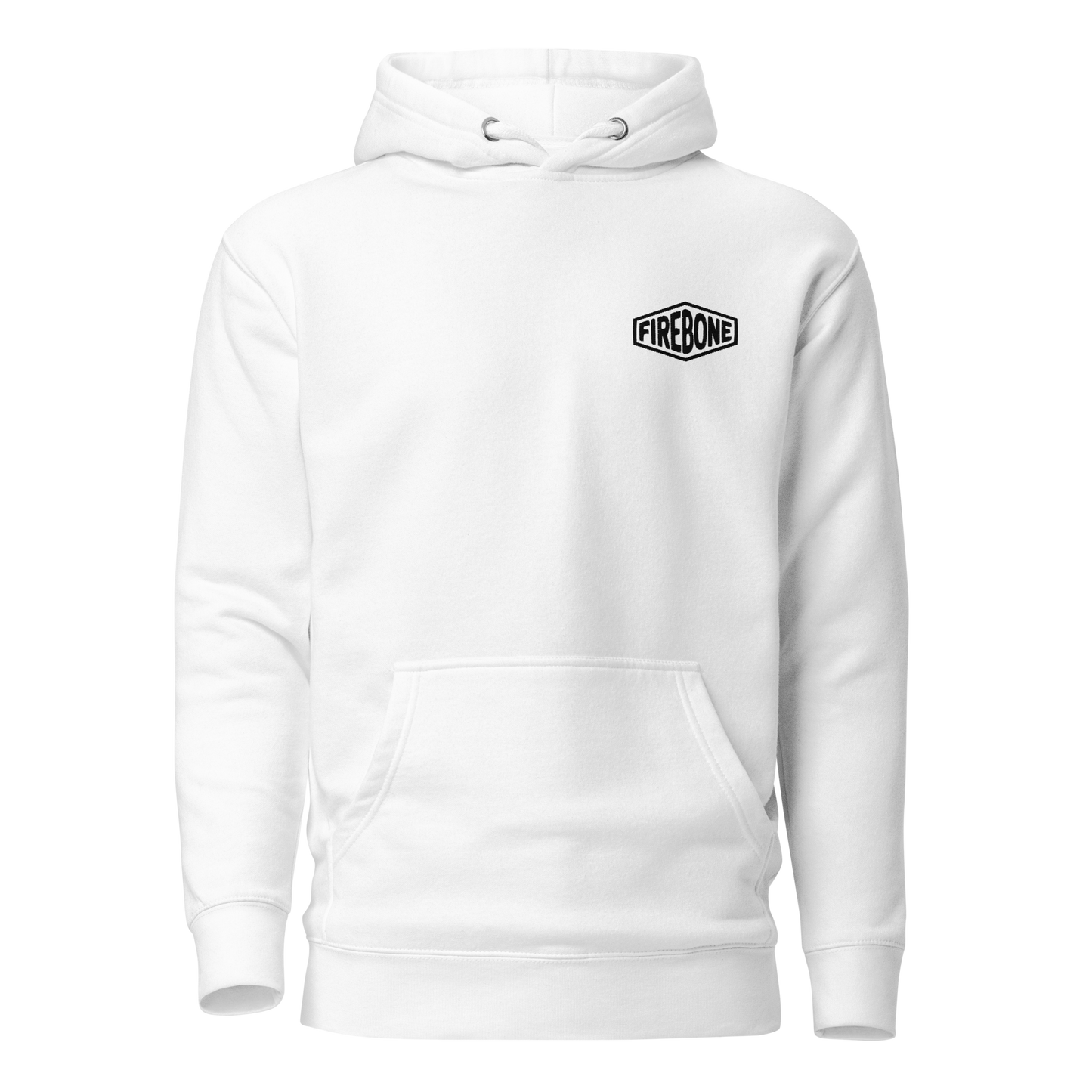 Renegade spirit - White with rear art hoodie - Firebone