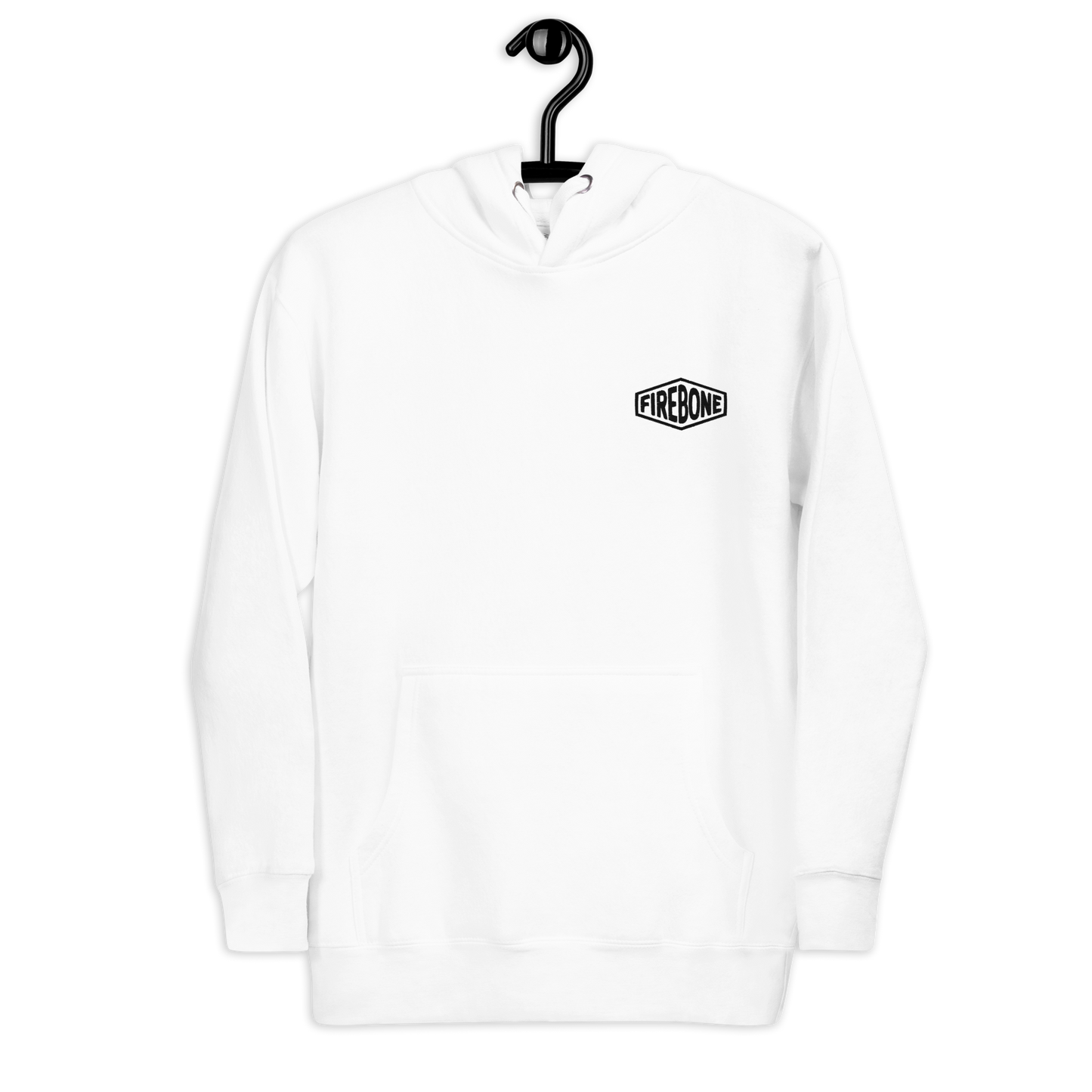 Renegade spirit - White with rear art hoodie - Firebone