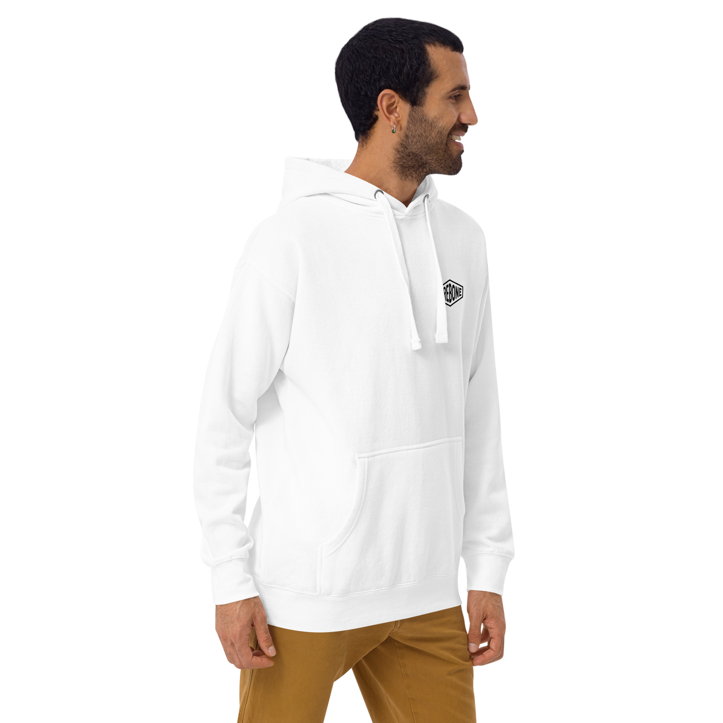 No Time For Hate - White hoodie - Firebone