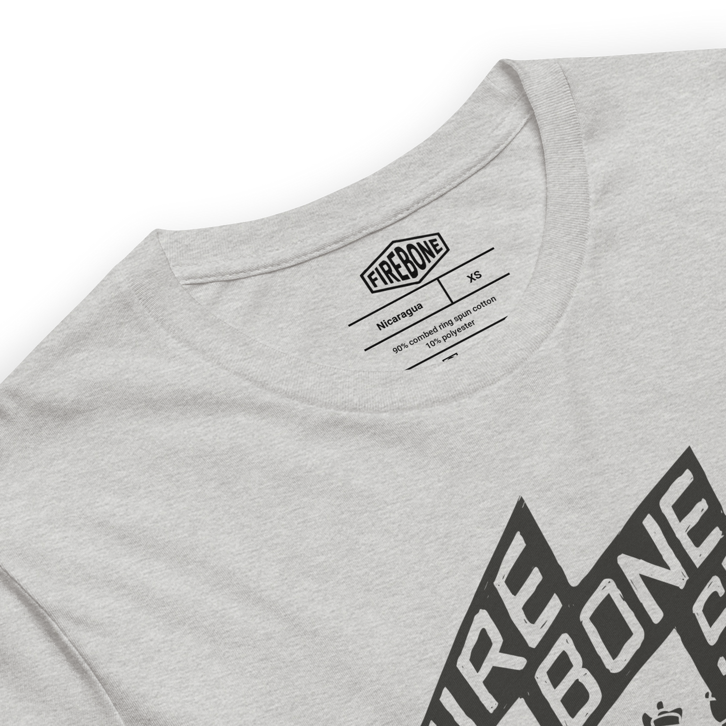 Firebone Steel - Grey Athletic heather t-shirt - Firebone