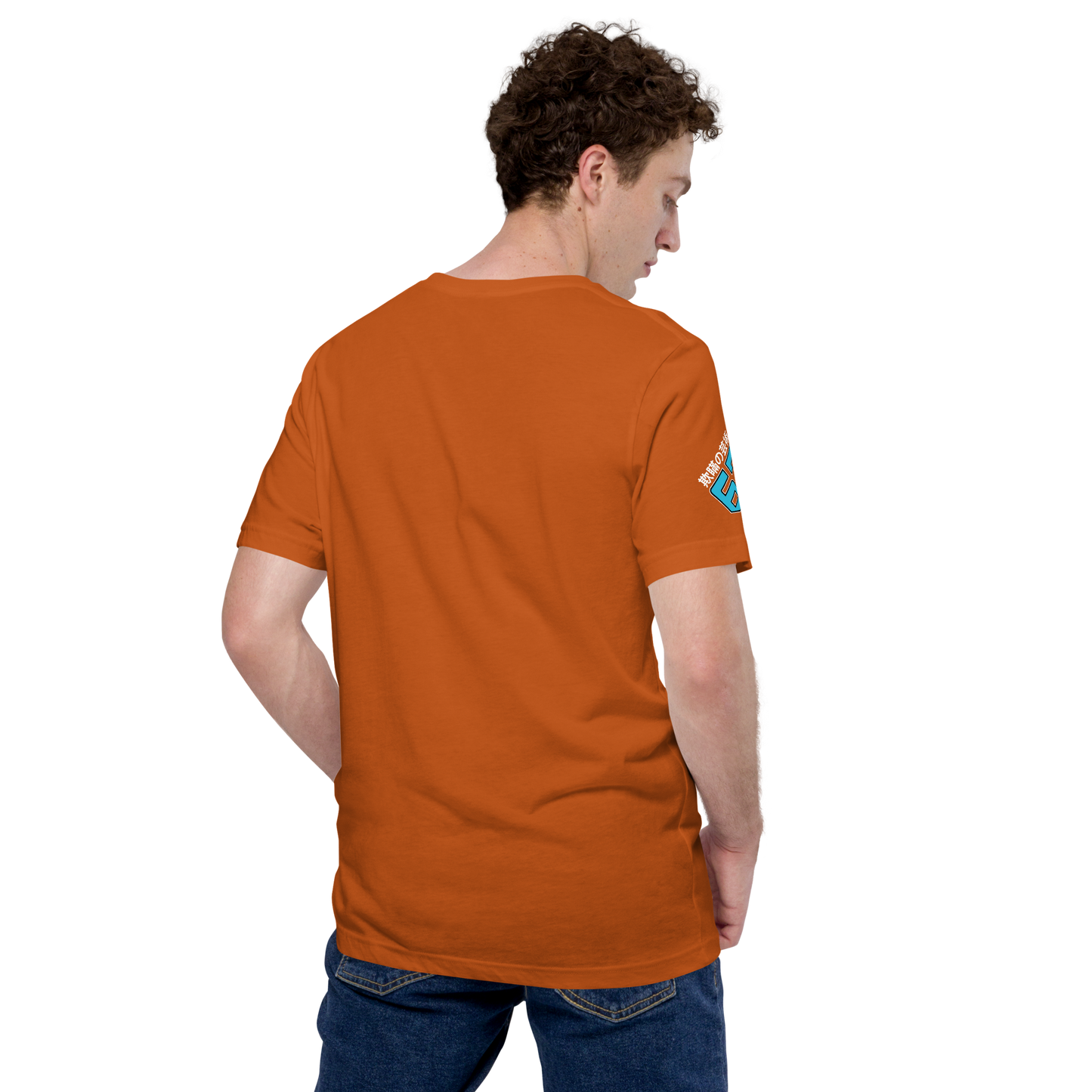 Tin Koi - Blue on autumn t-shirt - Firebone