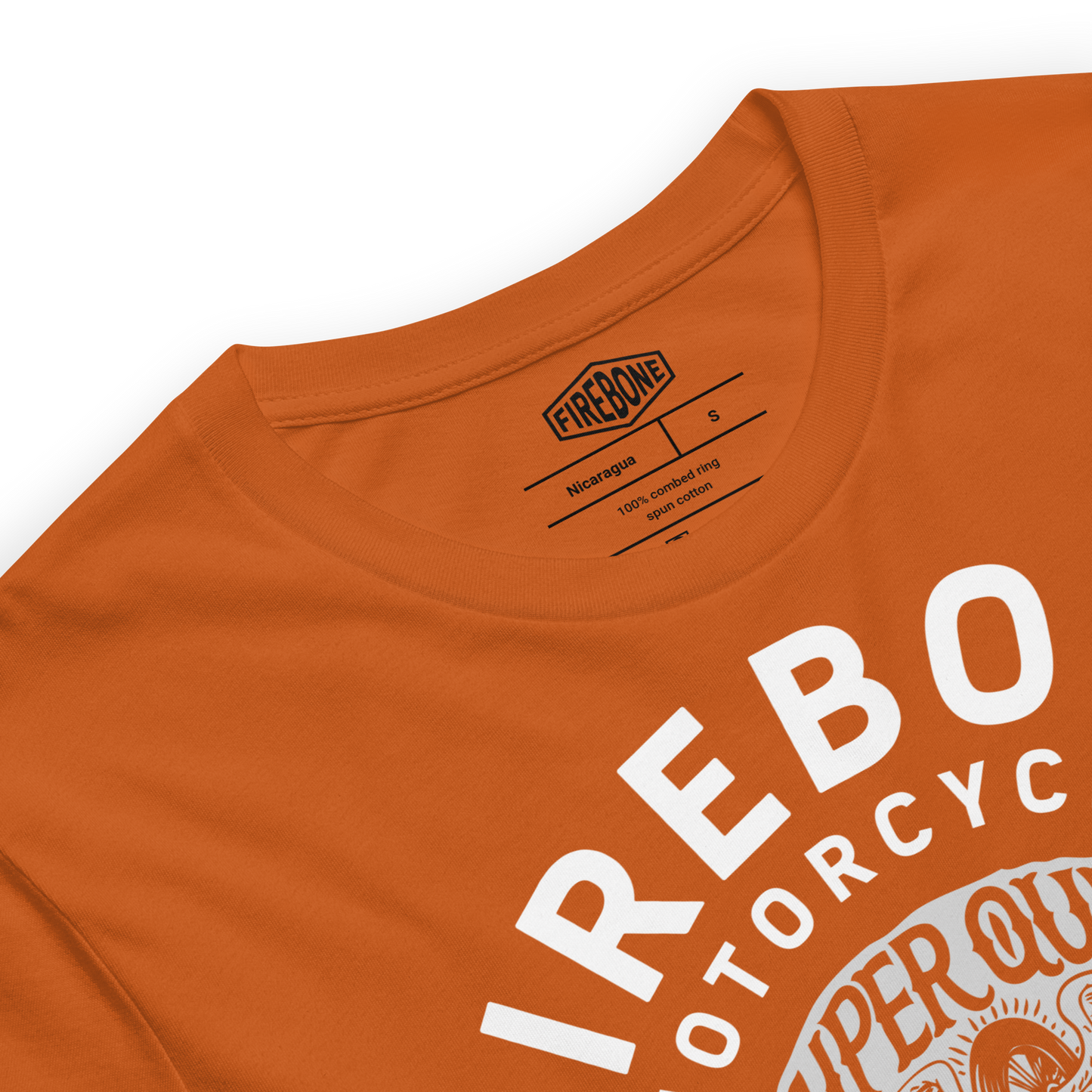 Super Quick Skull - Orange t-shirt - Firebone