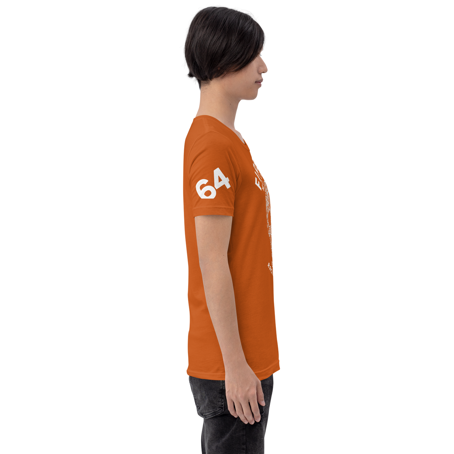 Super Quick Skull - Orange t-shirt - Firebone