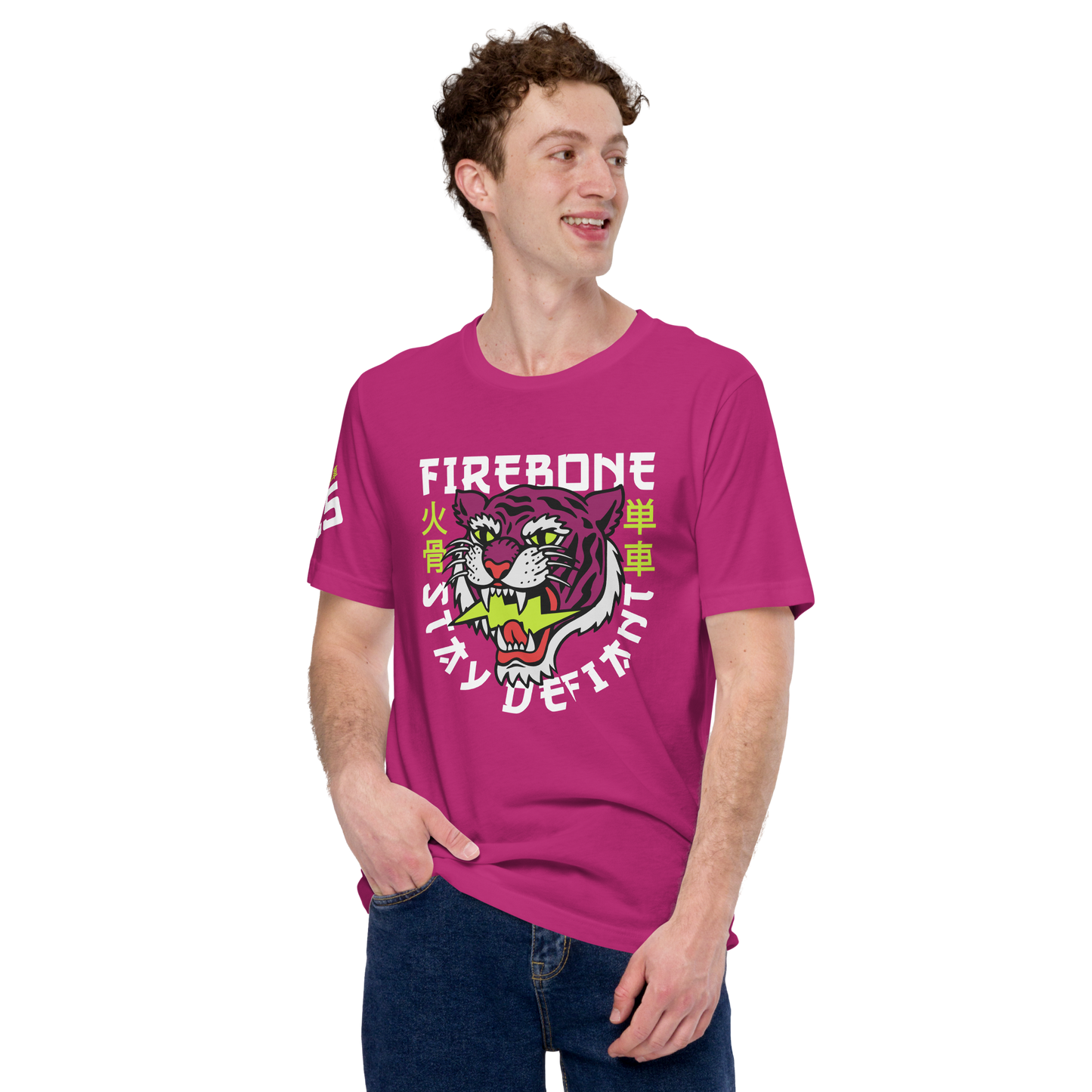 Defiant Tiger - Berry t-shirt - Firebone