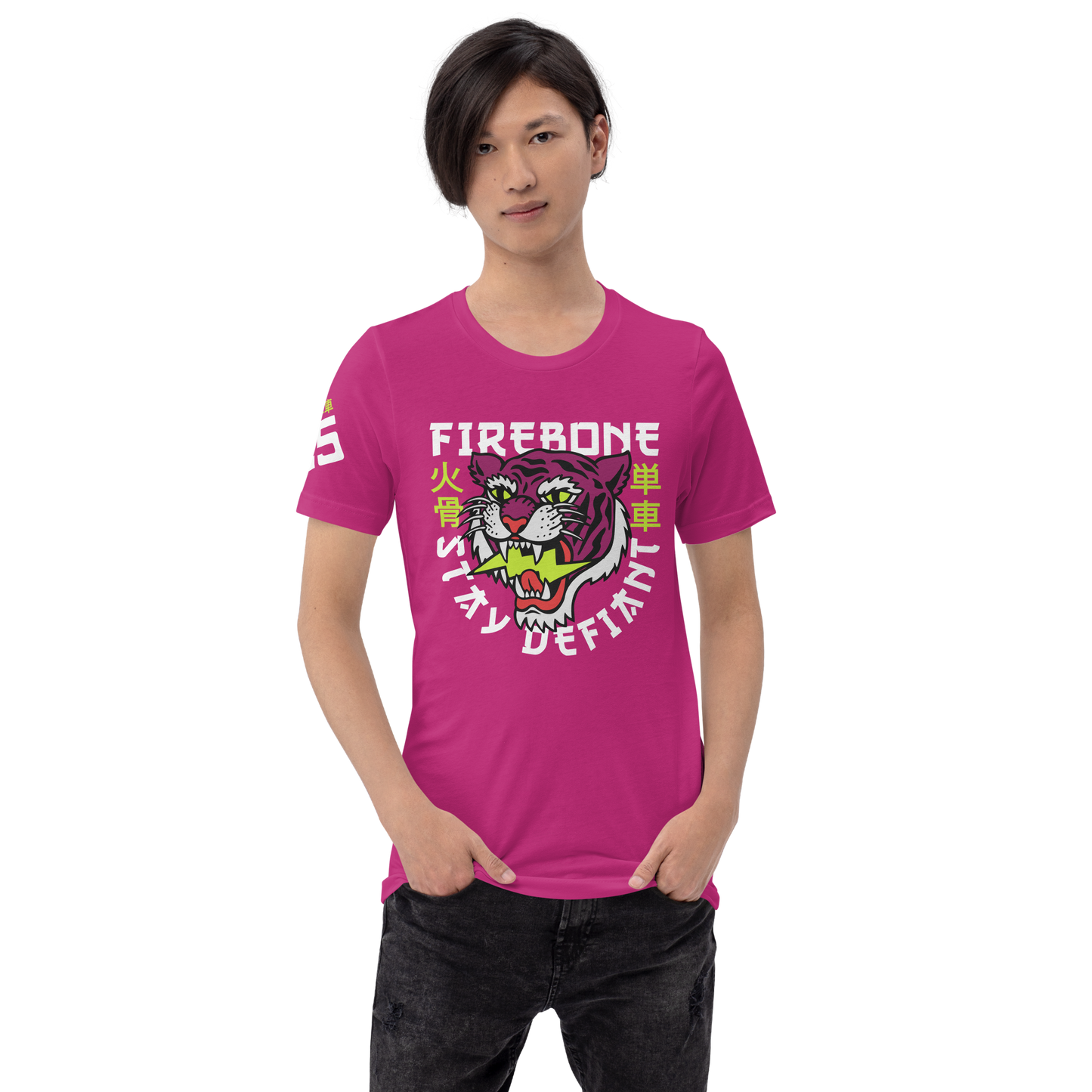 Defiant Tiger - Berry t-shirt - Firebone