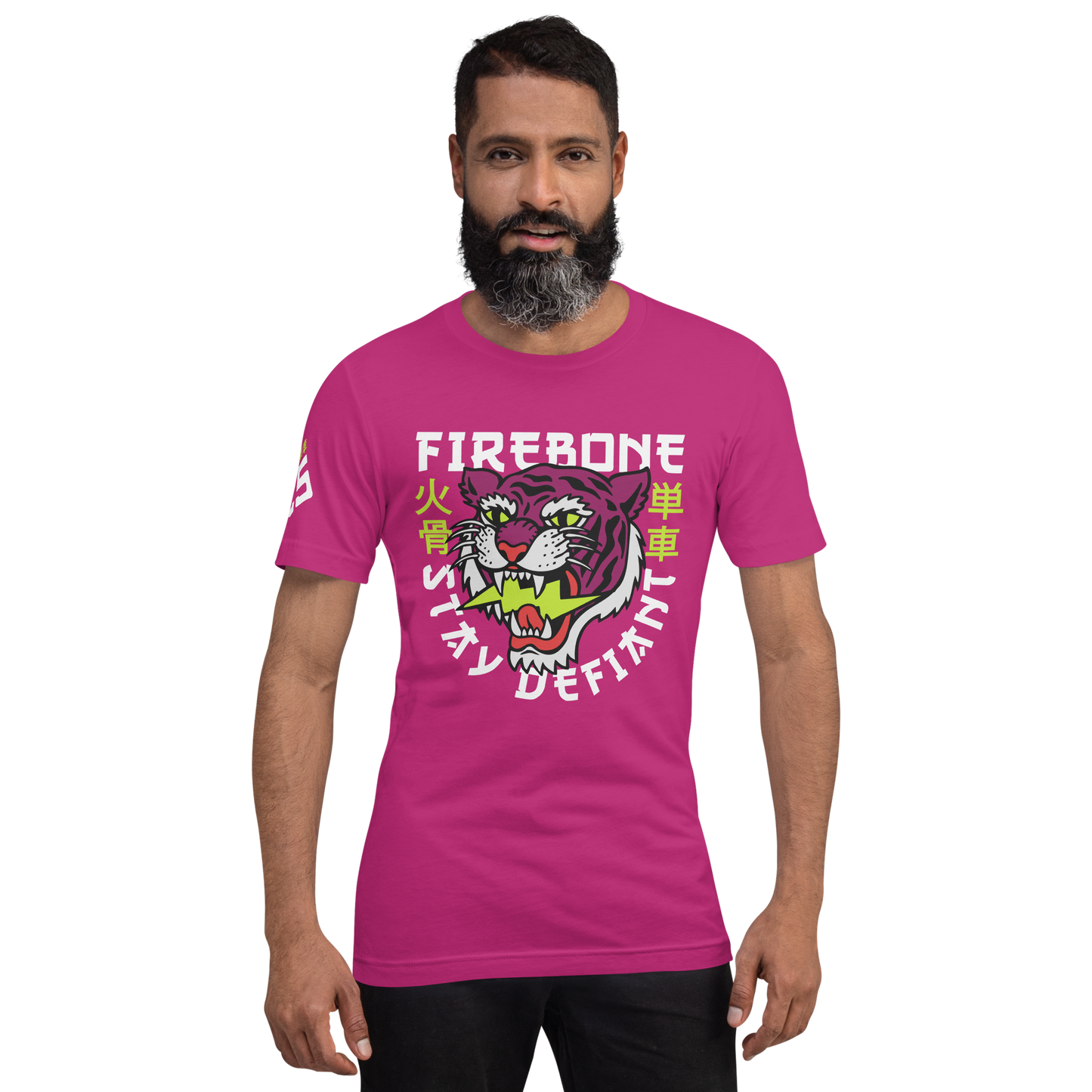 Defiant Tiger - Berry t-shirt - Firebone