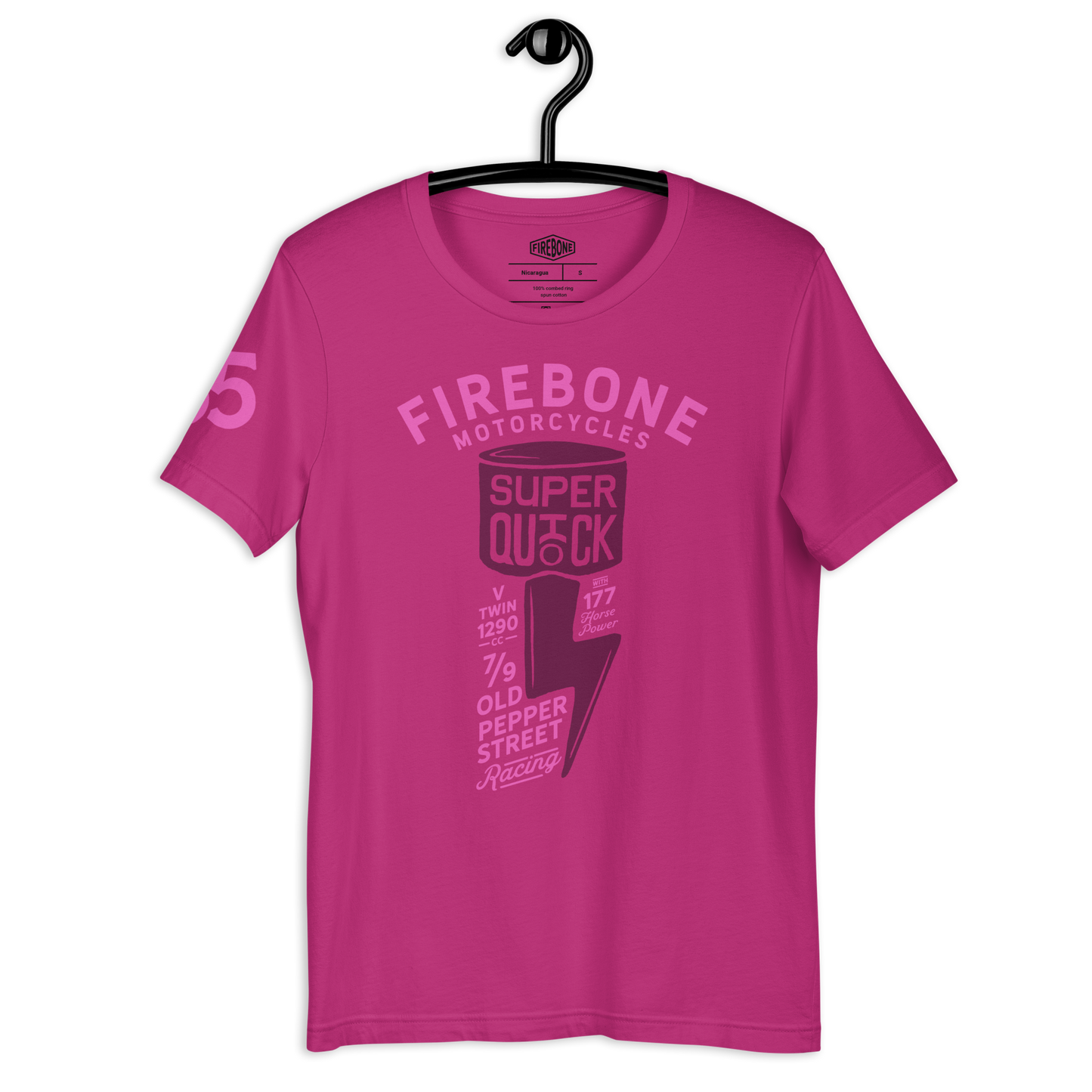 Super Quick Piston - Berry t-shirt - Firebone