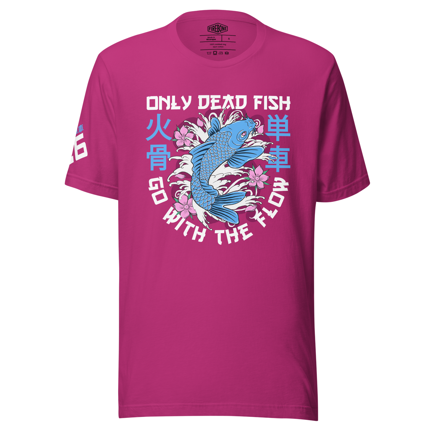 Go with the flow - Berry t-shirt - Firebone