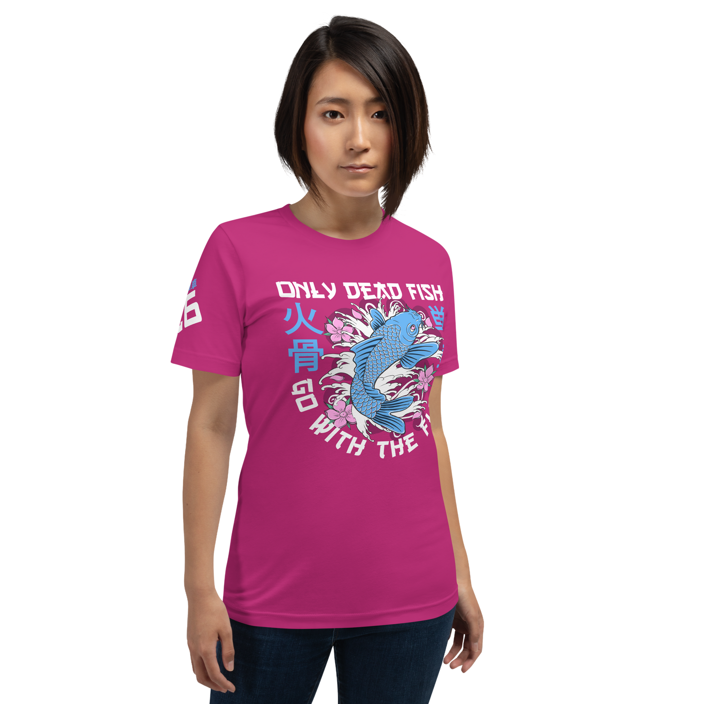 Go with the flow - Berry t-shirt - Firebone