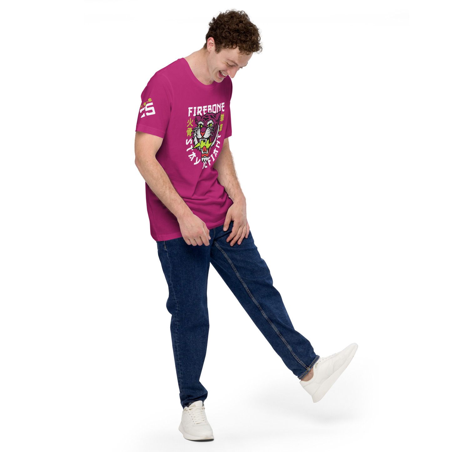 Defiant Tiger - Berry t-shirt - Firebone