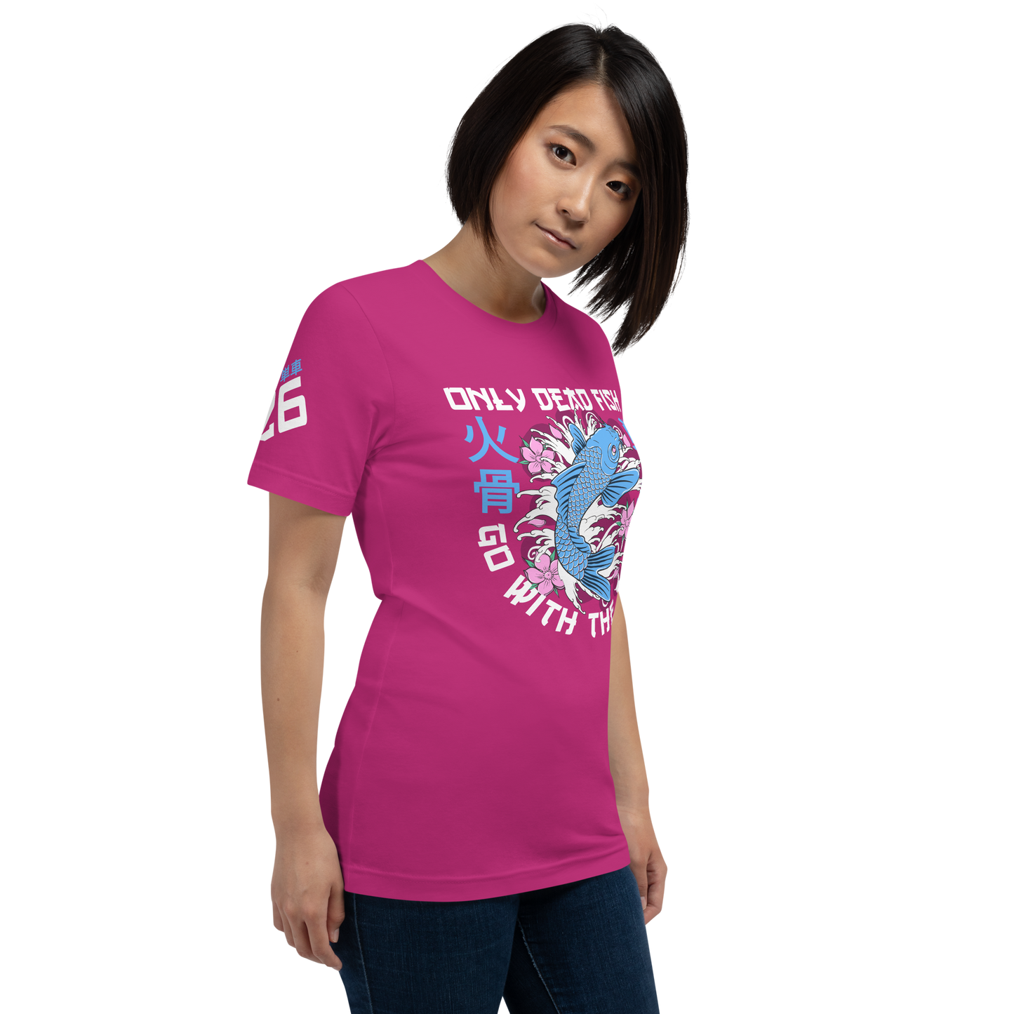 Go with the flow - Berry t-shirt - Firebone