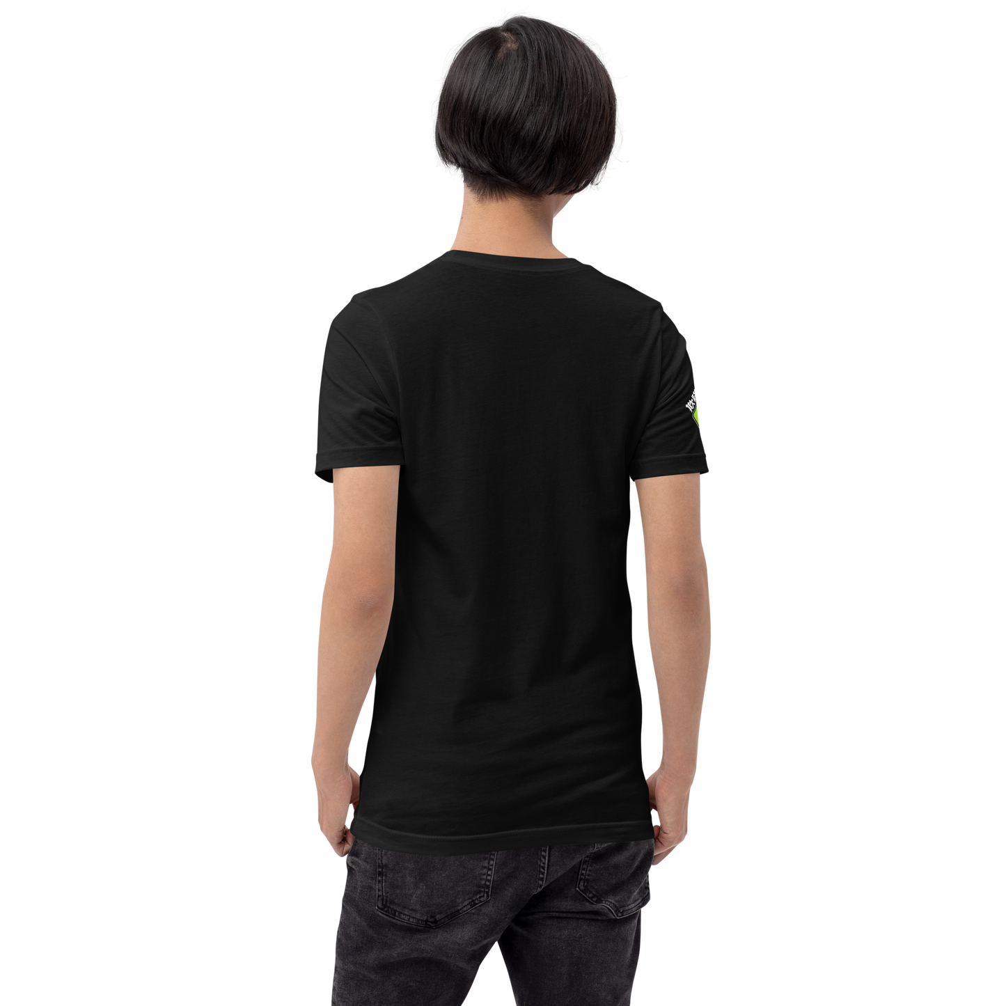 Tin Koi - Green on black t-shirt - Firebone