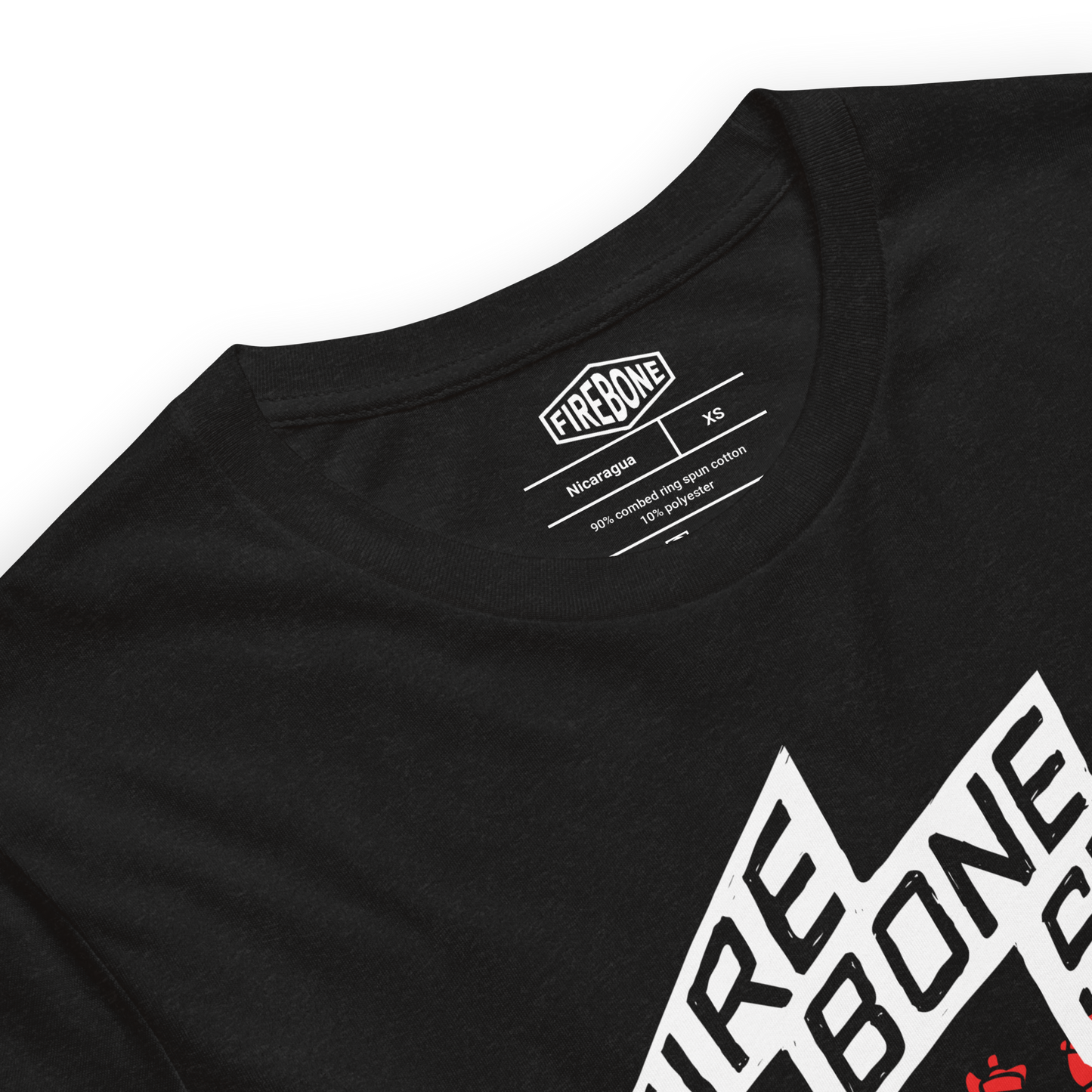 Firebone Steel - Red on dark t-shirts - Firebone