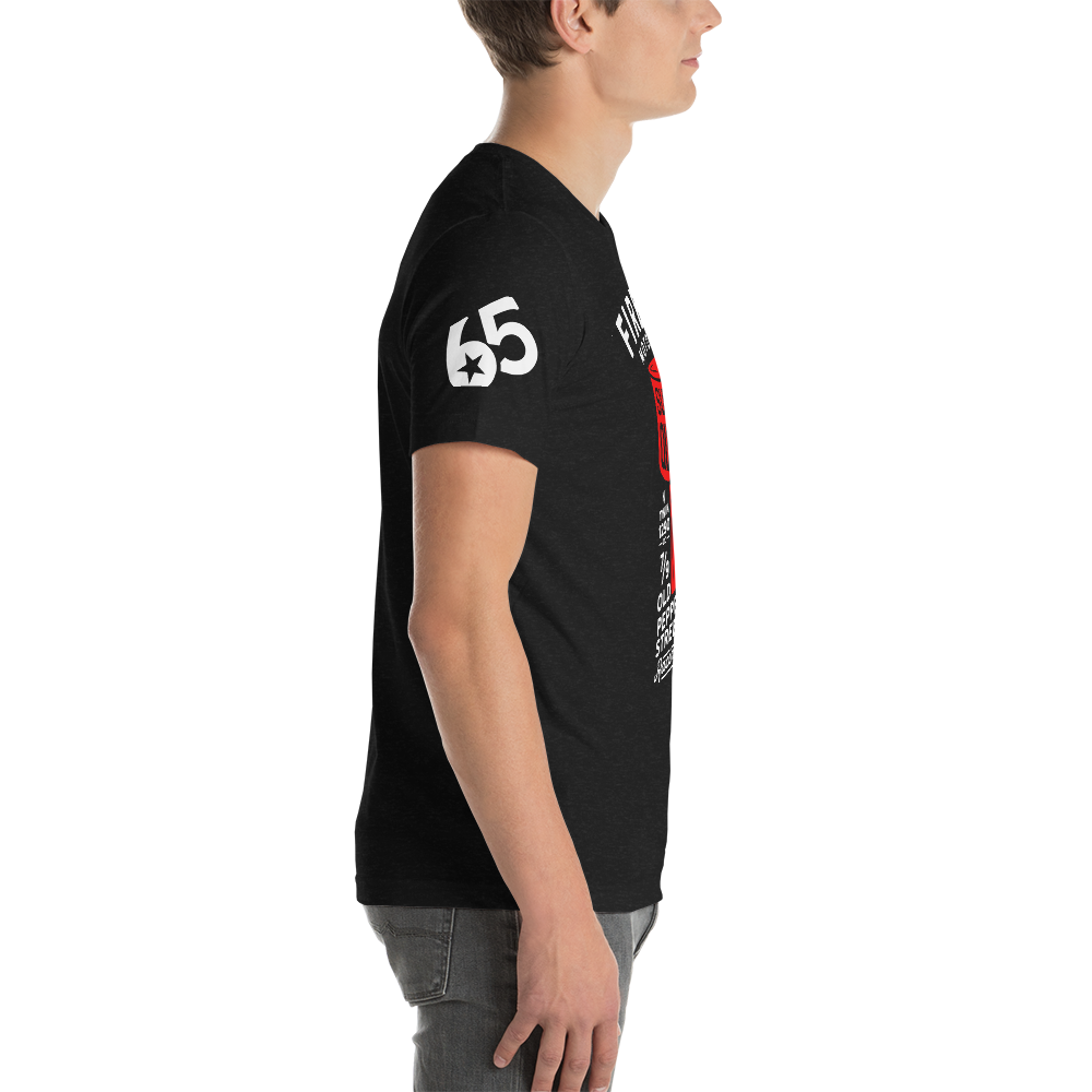 Super Quick Piston - Red on black t-shirt - Firebone