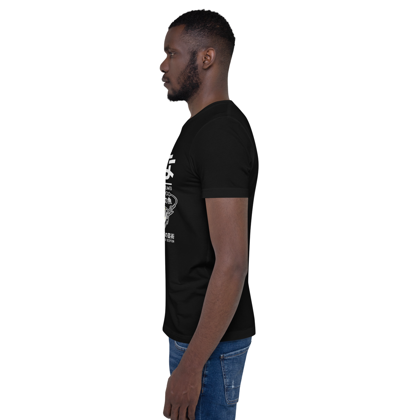 Tin Koi - Lime on black t-shirt - Firebone