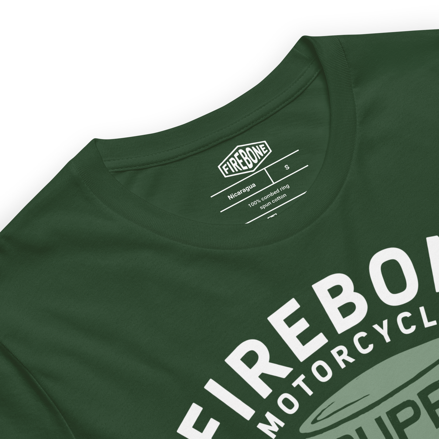 Super Quick Piston - Forest green t-shirt - Firebone
