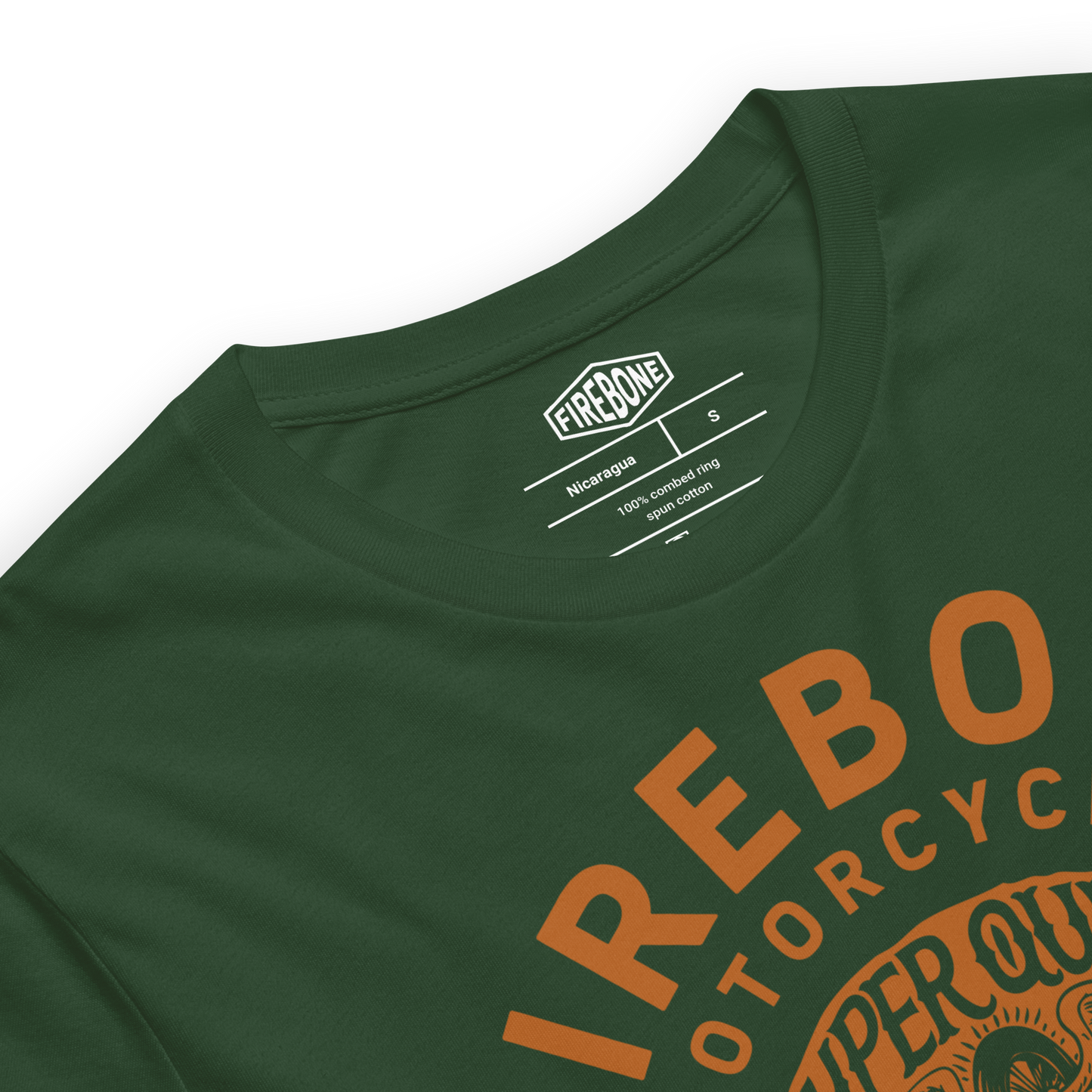 Super Quick Skull - Forest green t-shirt - Firebone