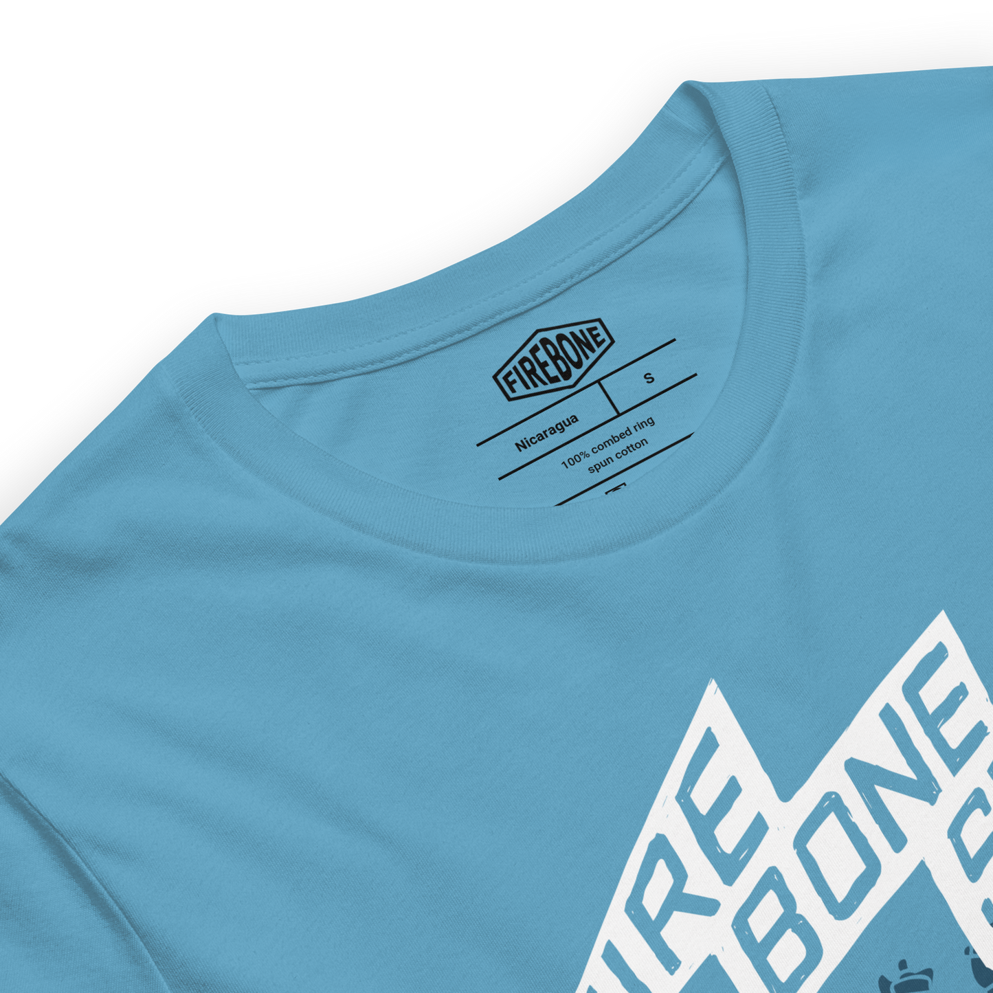 Firebone Steel - Ocean blue t-shirt - Firebone