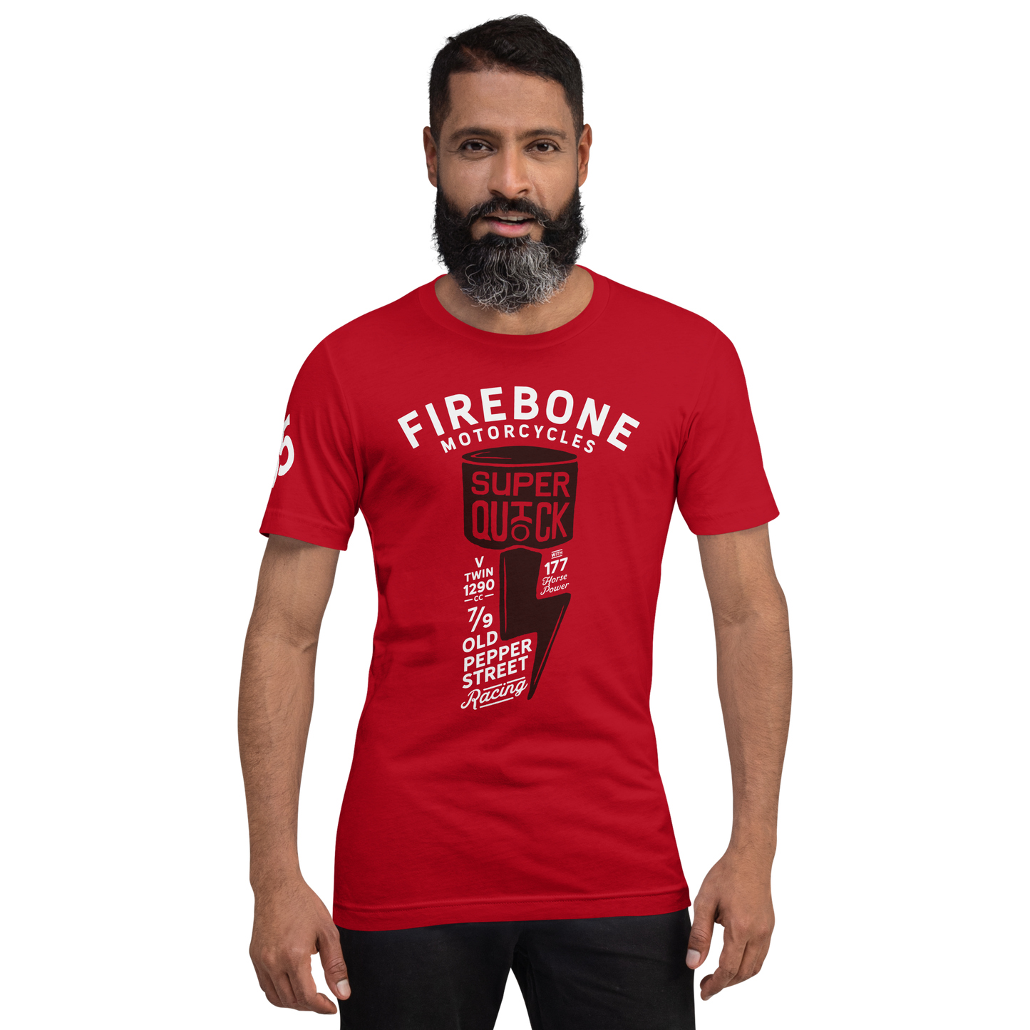 Super Quick Piston - Red t-shirt - Firebone
