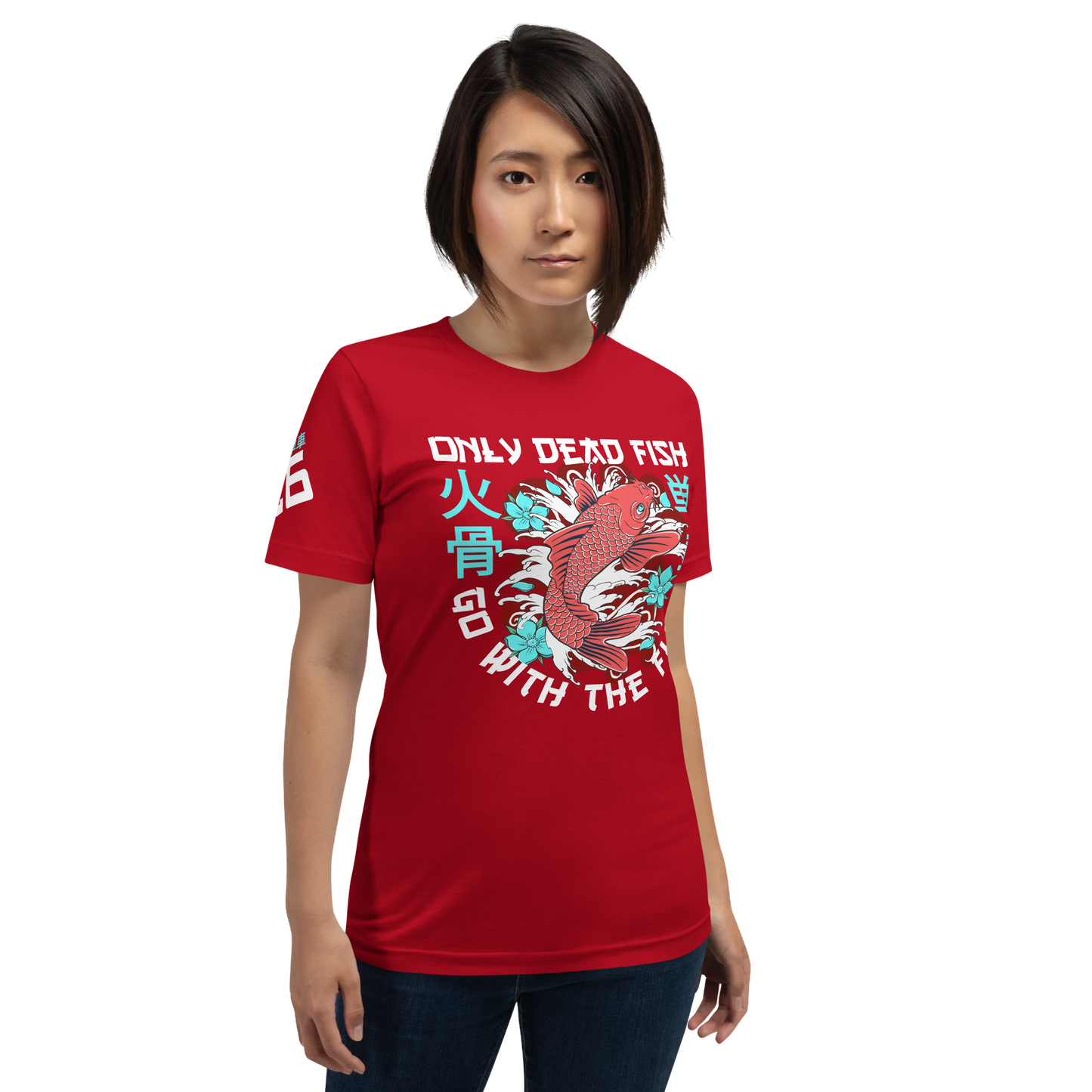 Go with the flow - Red t-shirt - Firebone