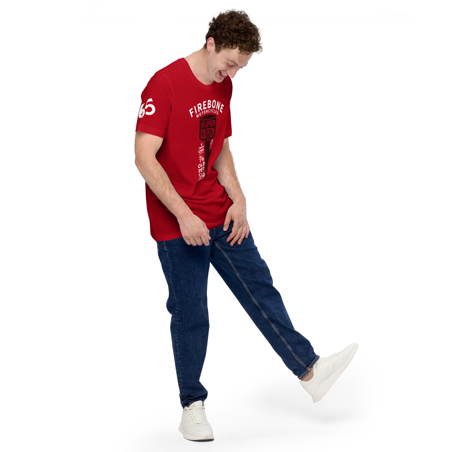 Super Quick Piston - Red t-shirt - Firebone