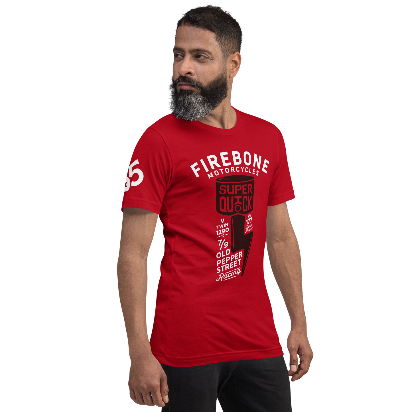 Super Quick Piston - Red t-shirt - Firebone