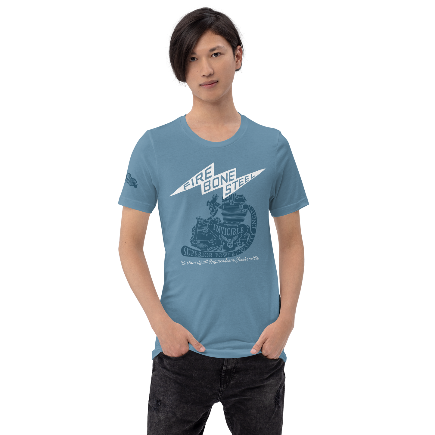 Firebone Steel - Blue 2 t-shirt - Firebone