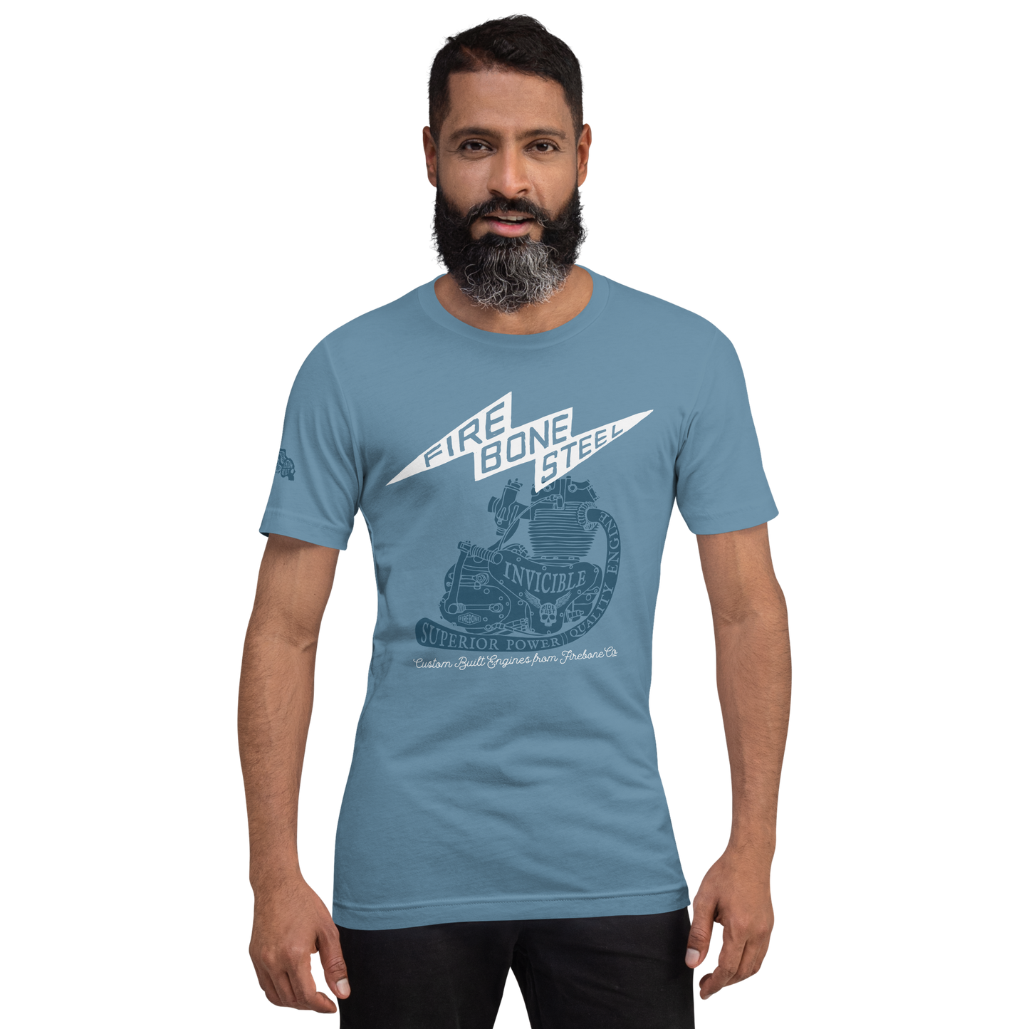Firebone Steel - Blue 2 t-shirt - Firebone