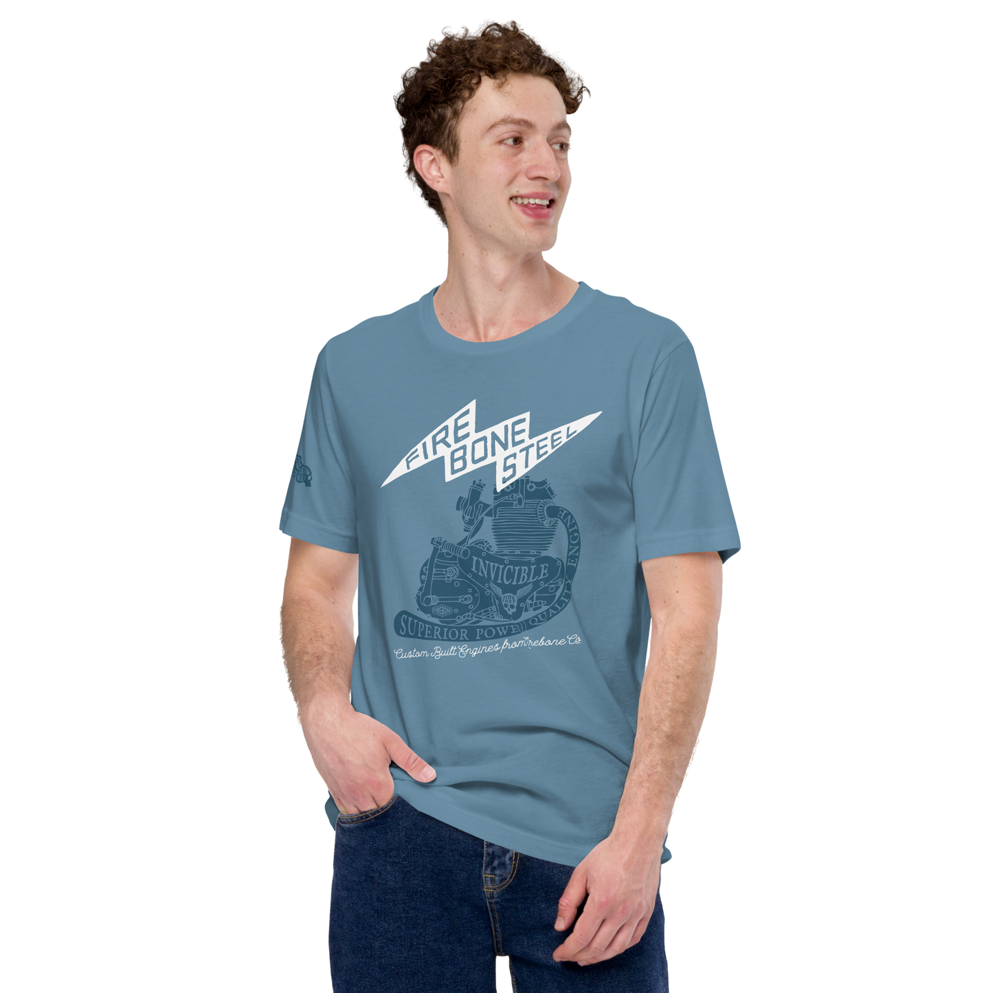 Firebone Steel - Blue 2 t-shirt - Firebone