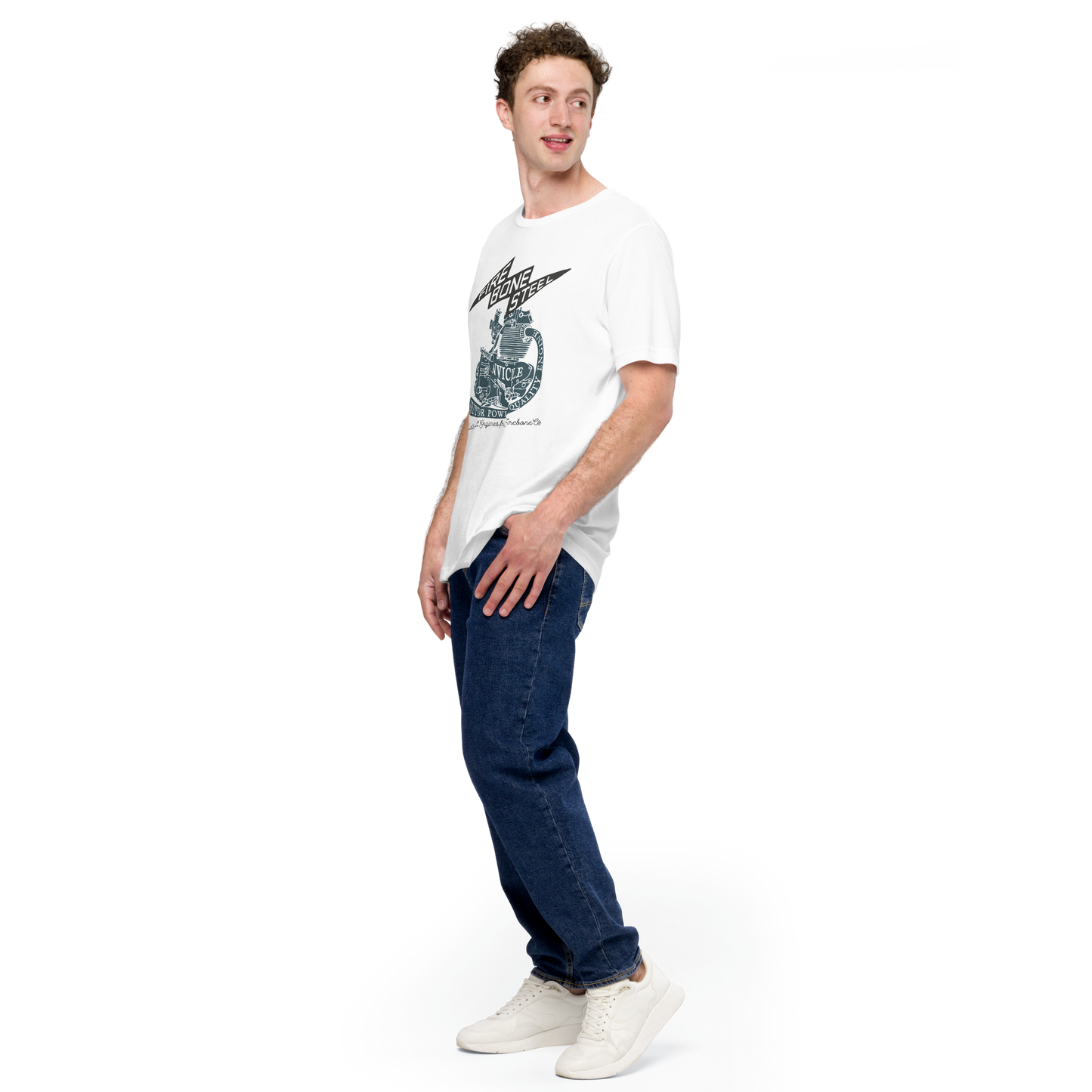 Firebone Steel - White t-shirt - Firebone