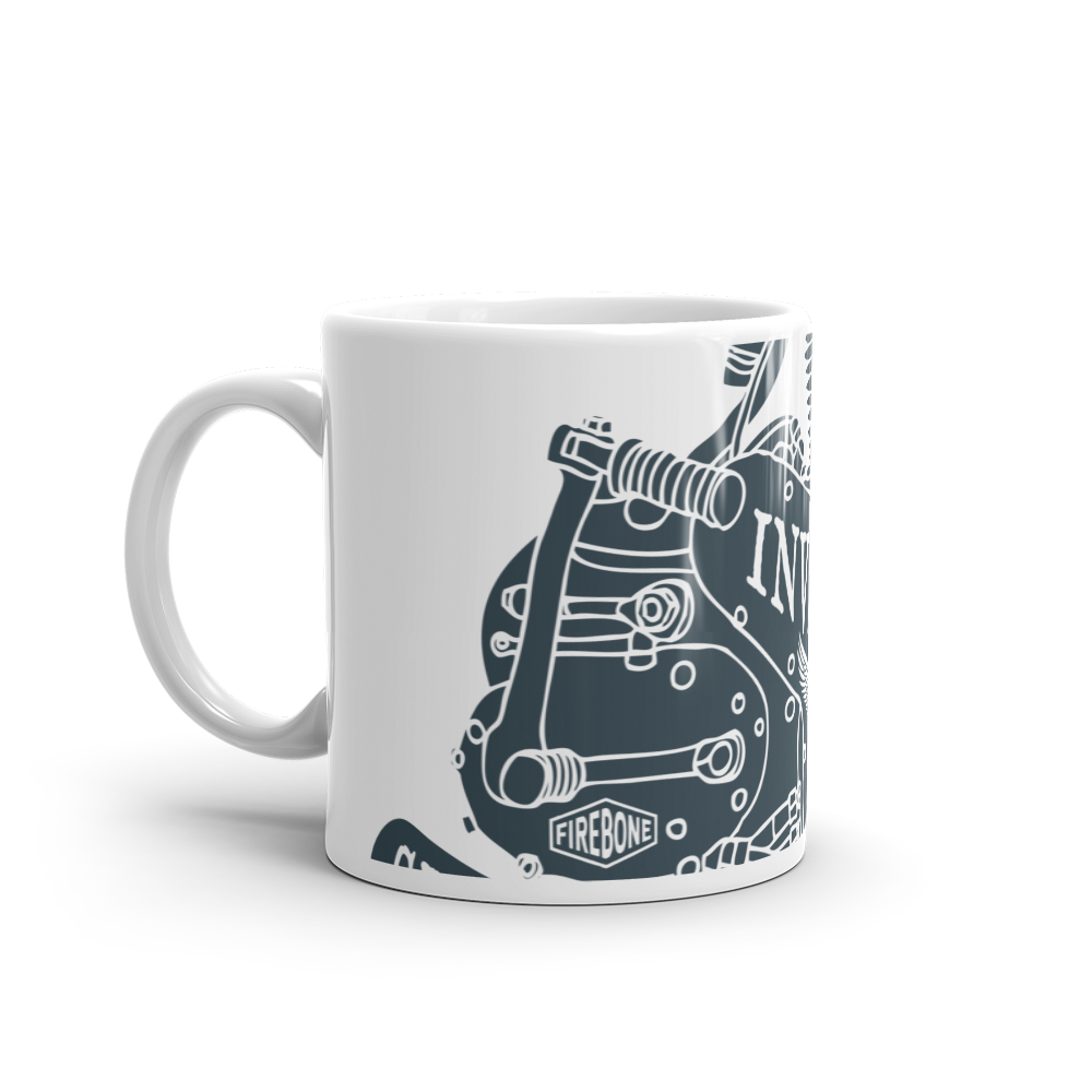 Invincible Engine - White glossy mug - Firebone