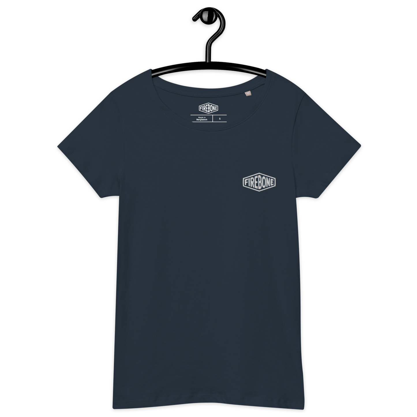 Lightning quick - Navy organic t-shirt - Firebone