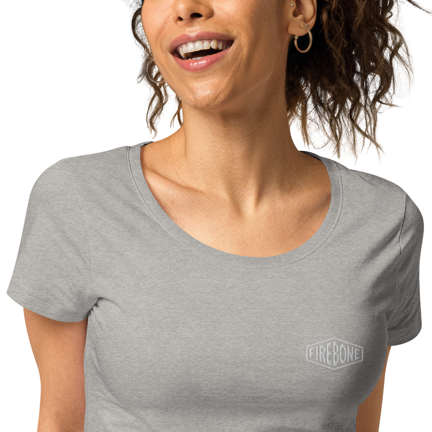 Lightning quick - Grey organic t-shirt - Firebone