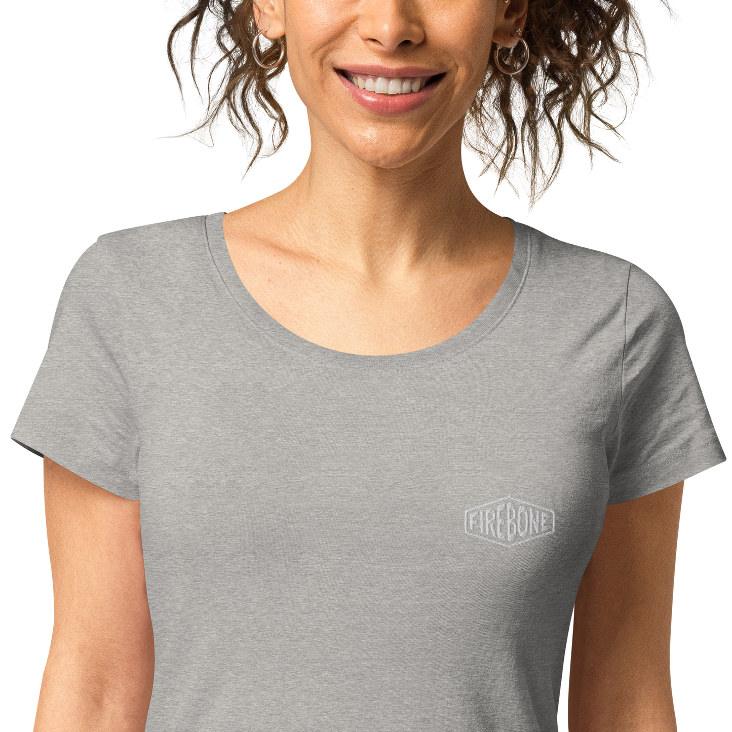 Lightning quick - Grey organic t-shirt - Firebone